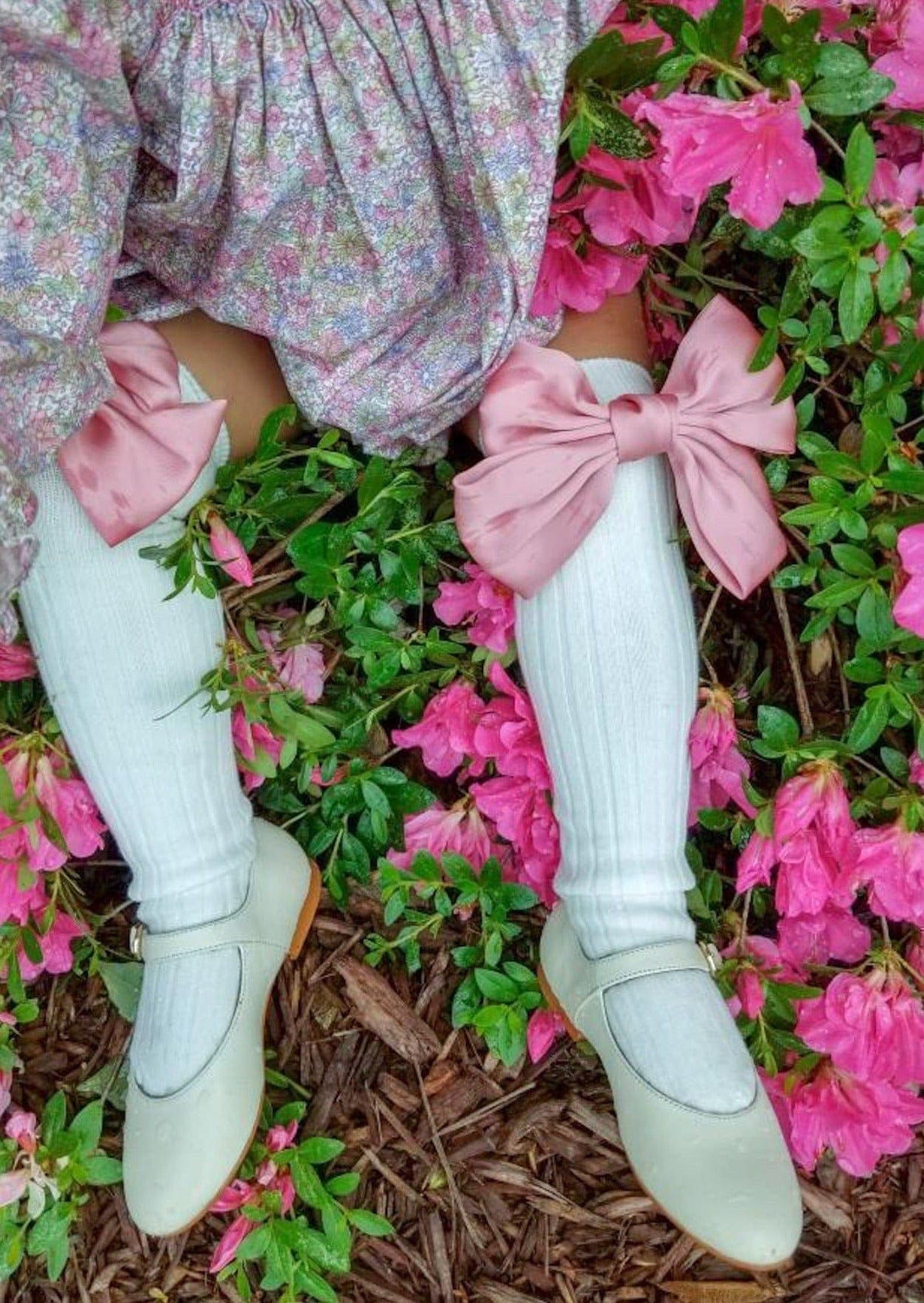 Abigail Satin Bow Socks - Image 11