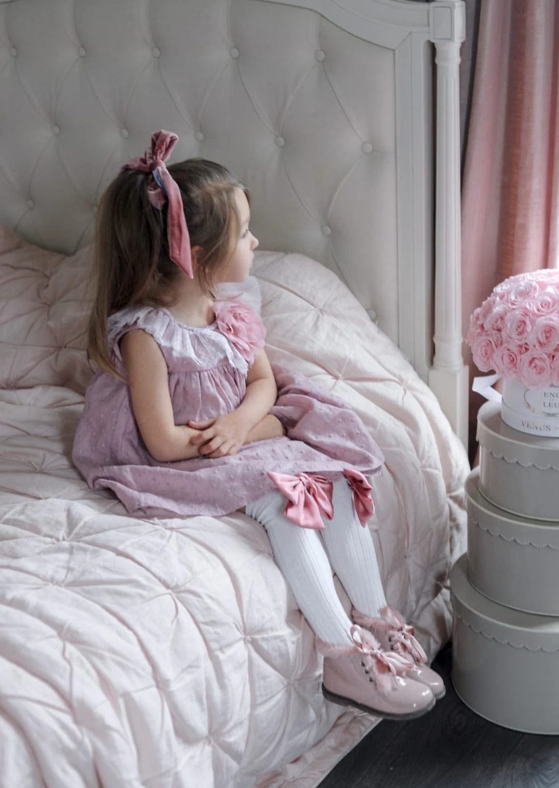 Abigail Satin Bow Socks - Image 12