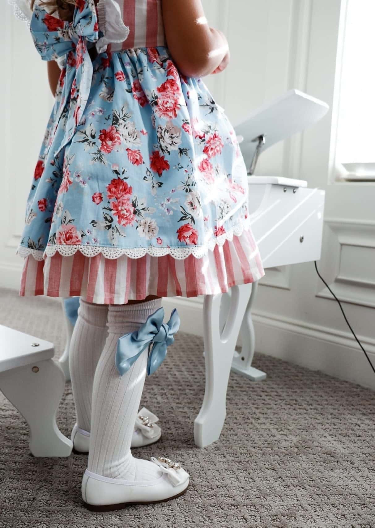 Abigail Satin Bow Socks - Image 13