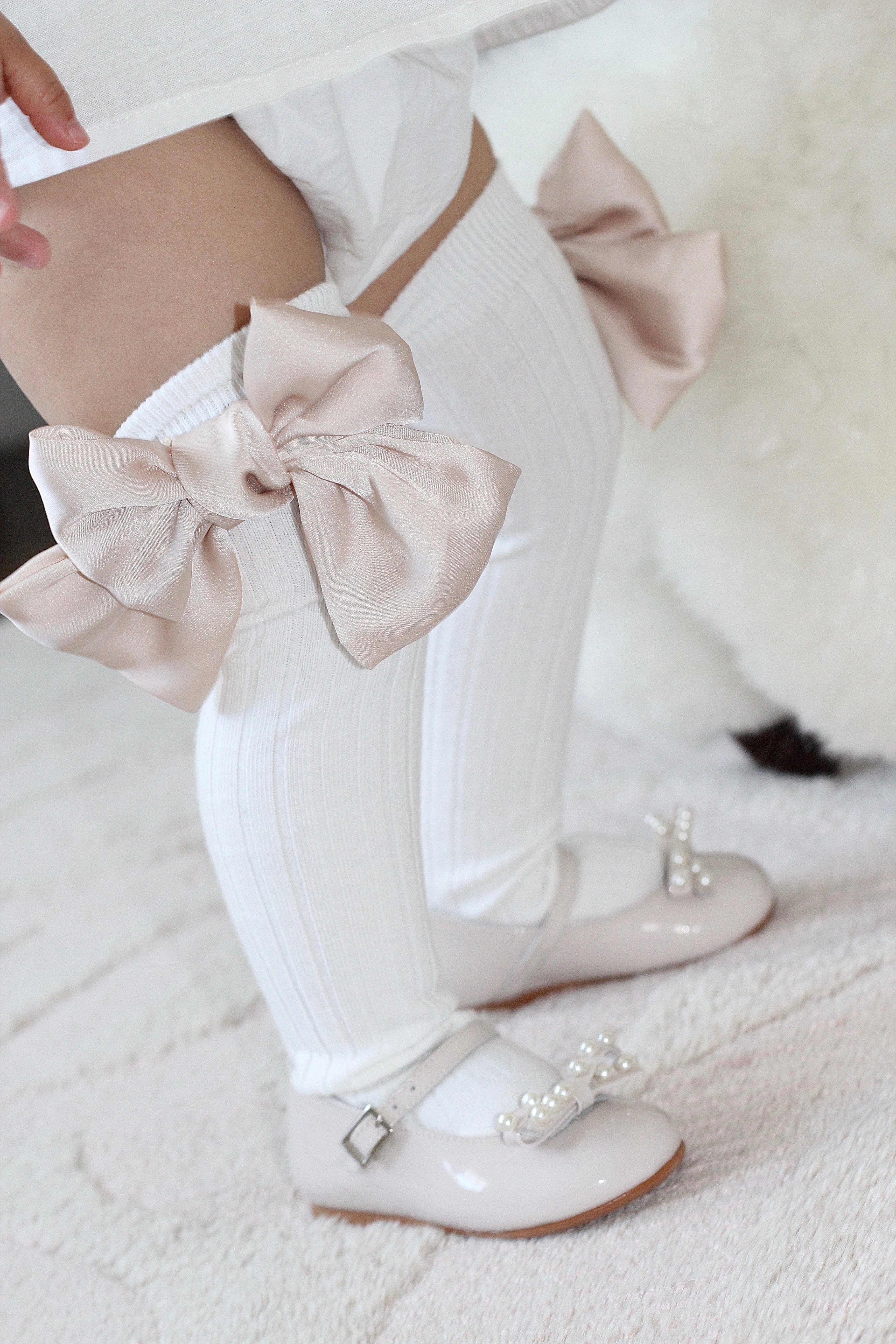 Abigail Satin Bow Socks - Image 4