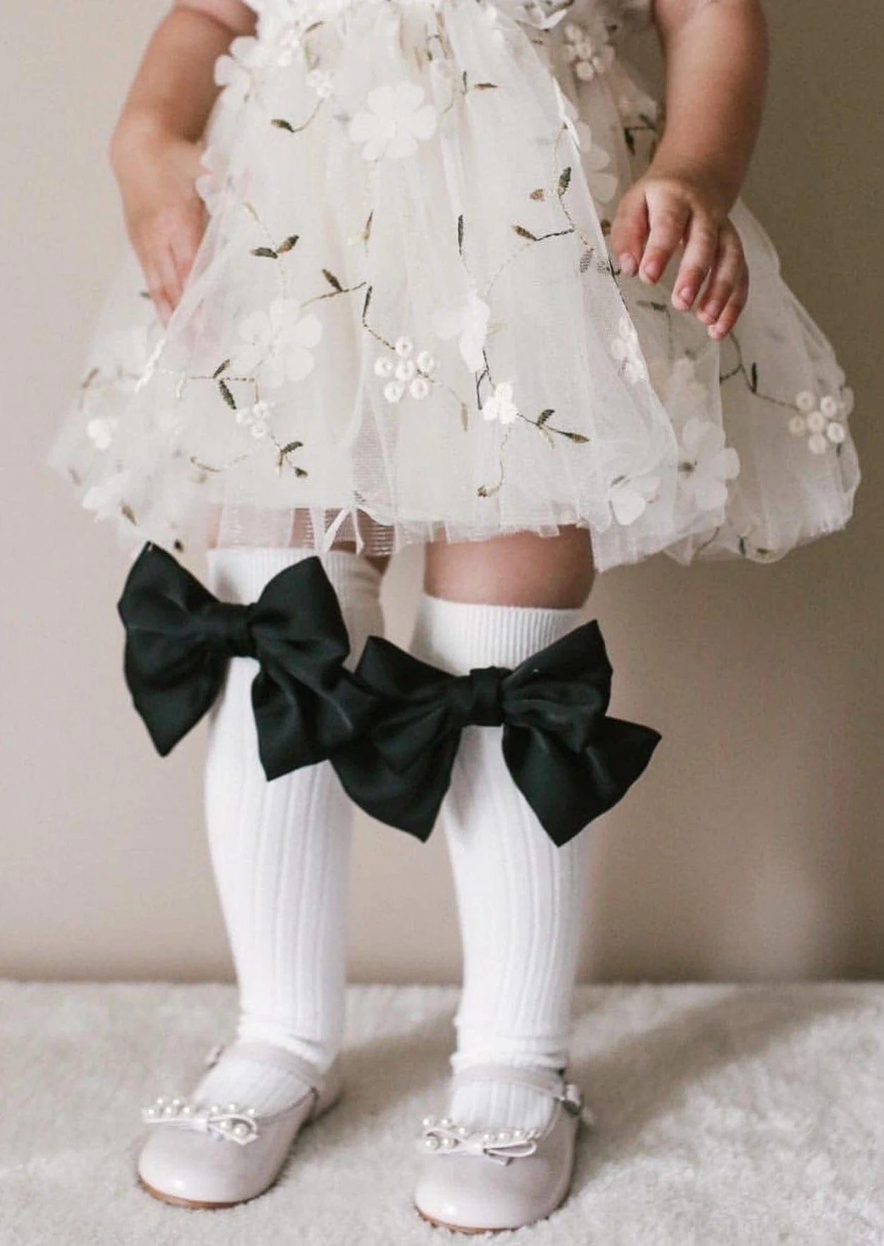 Abigail Satin Bow Socks - Image 5