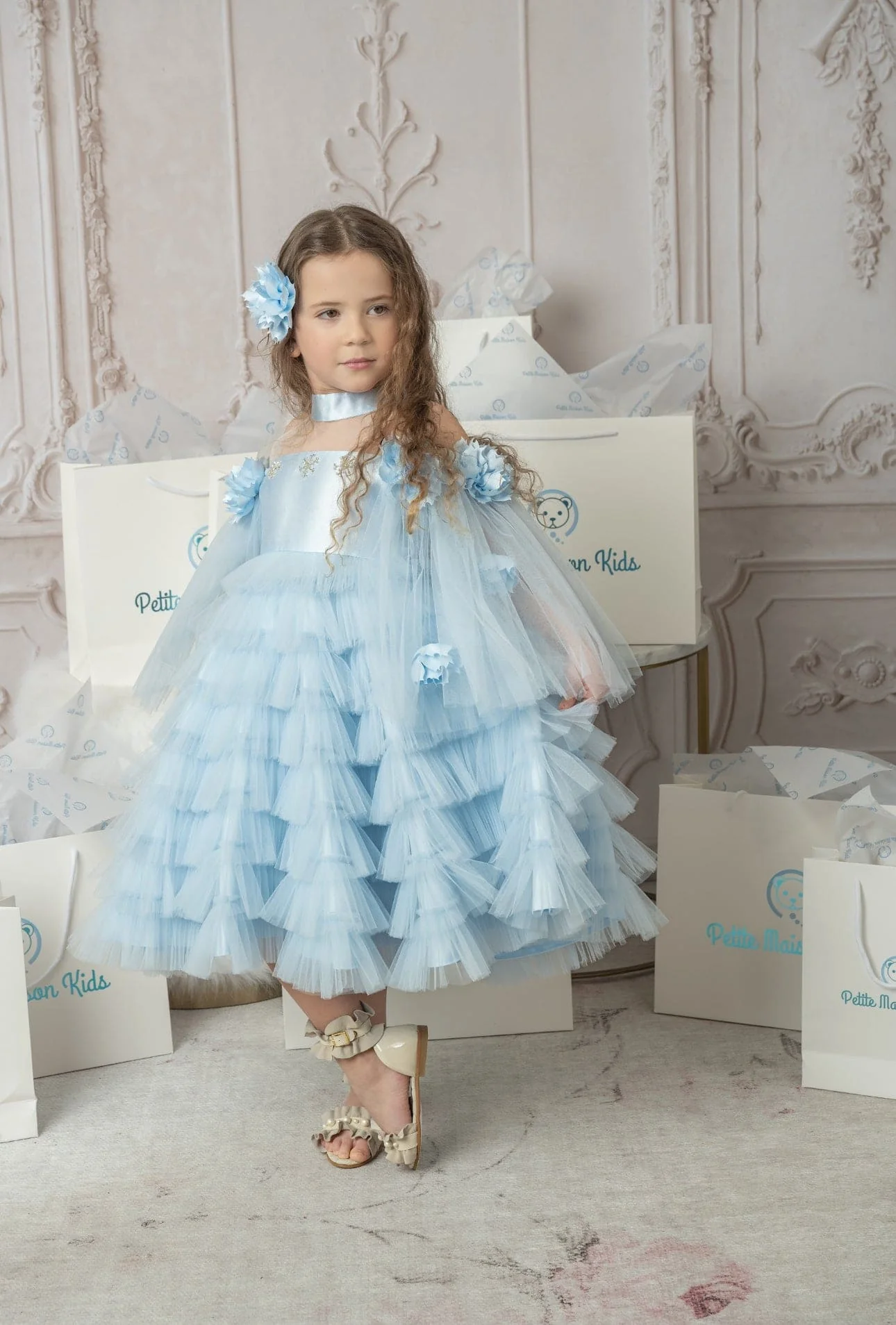 Alaska Baby Blue Tulle Dress - Image 10