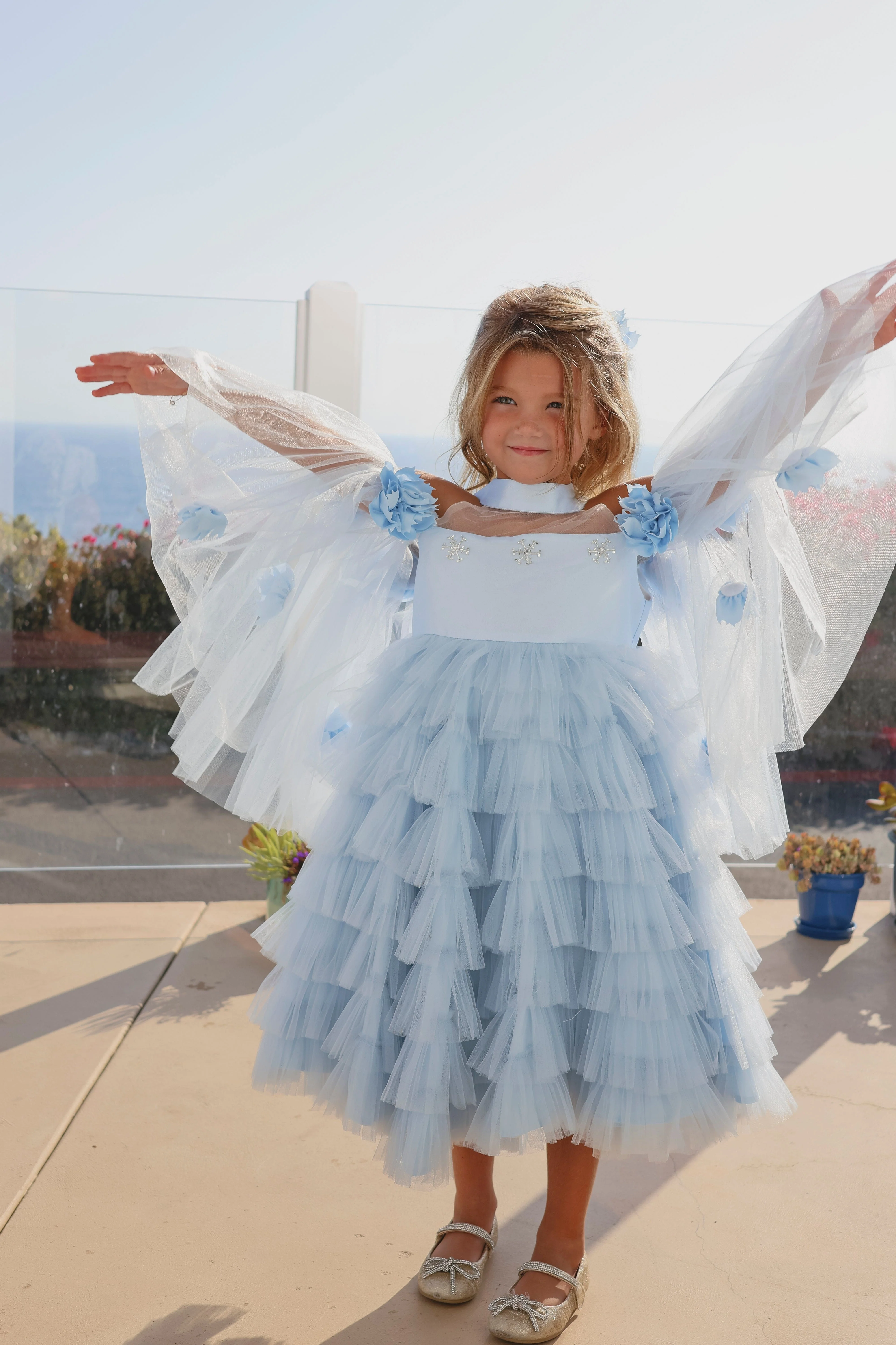 Alaska Baby Blue Tulle Dress - Image 11