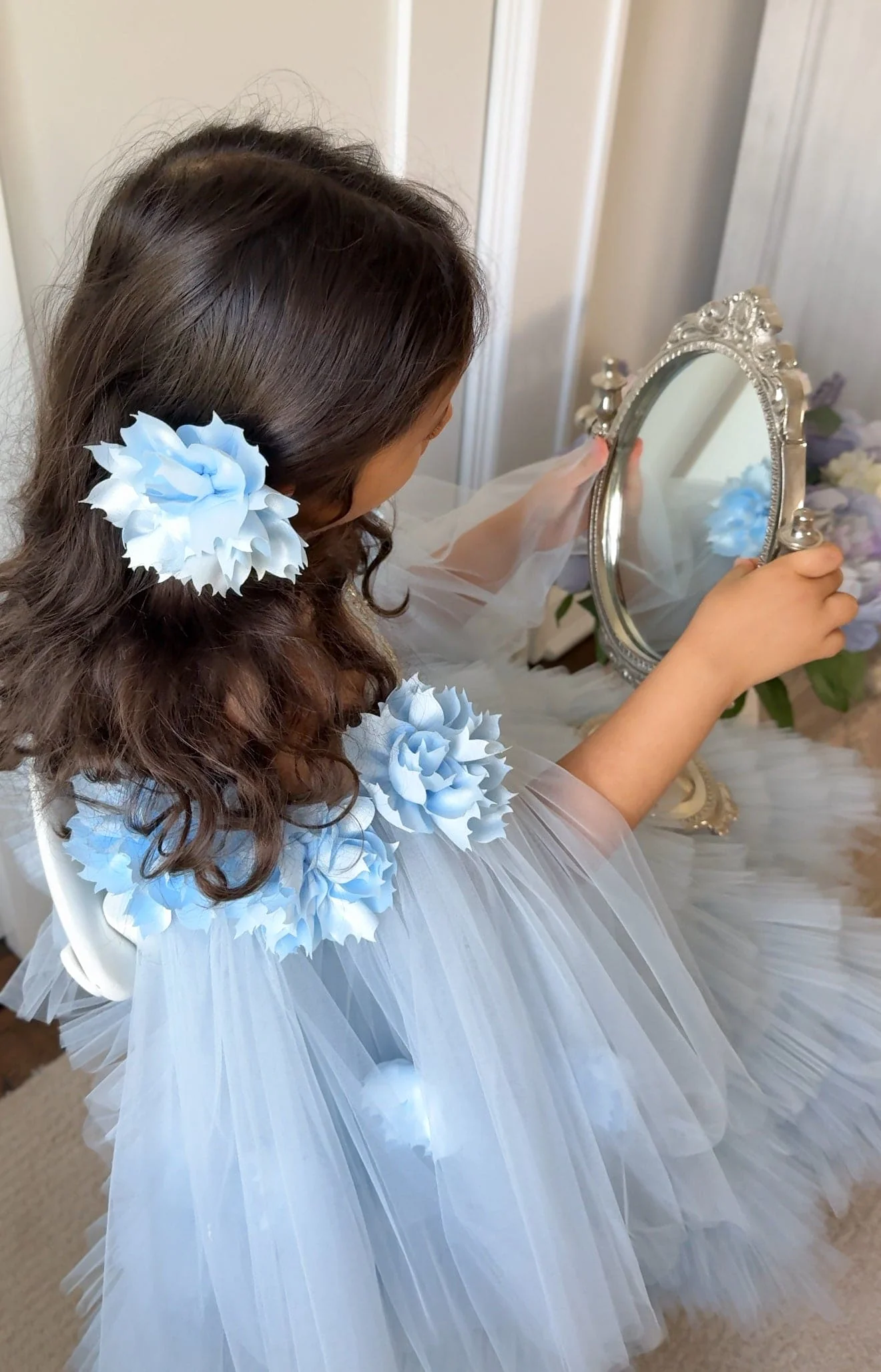 Alaska Baby Blue Tulle Dress - Image 13