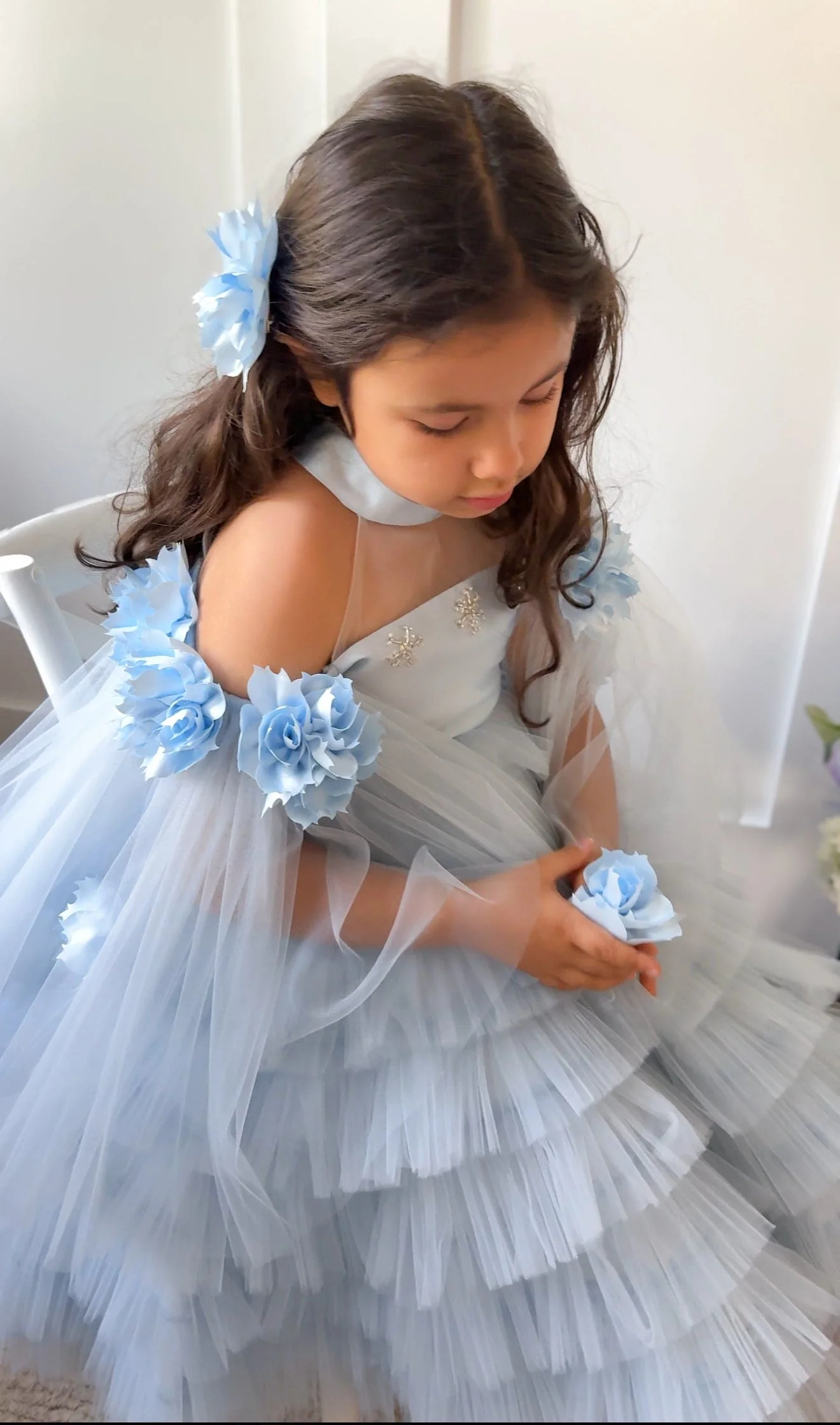 Alaska Baby Blue Tulle Dress - Image 18