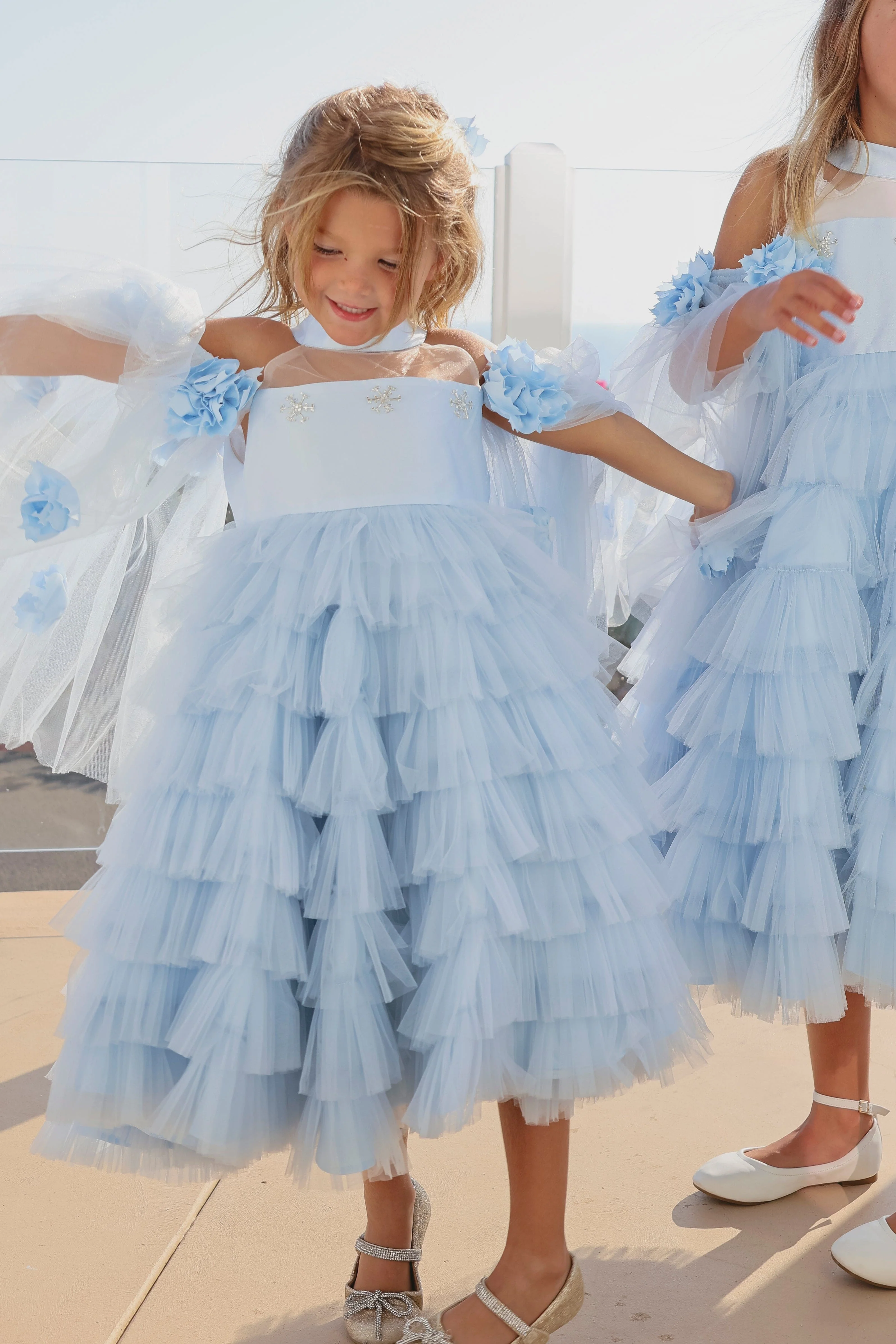 Alaska Baby Blue Tulle Dress - Image 23
