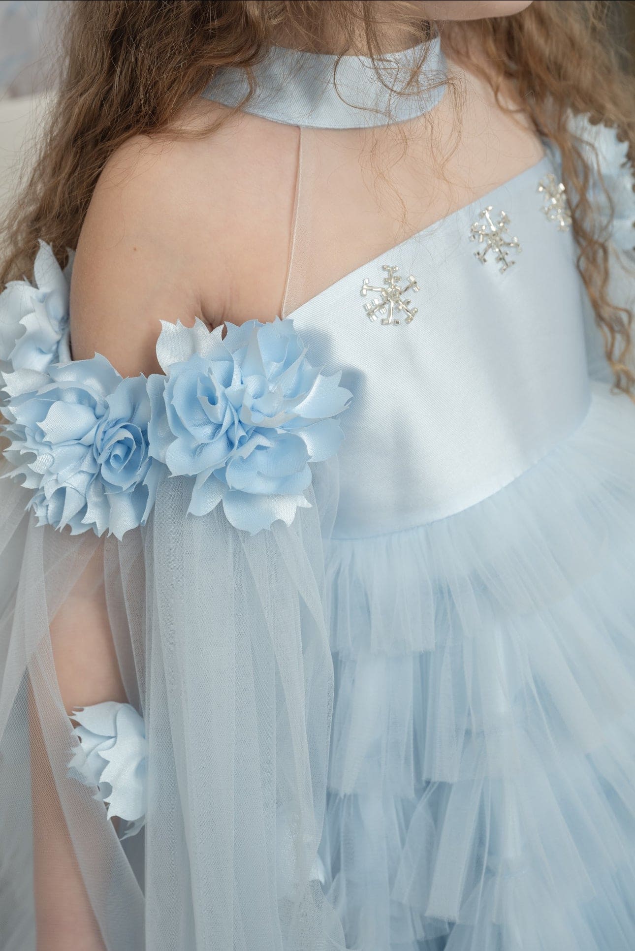 Alaska Baby Blue Tulle Dress - Image 3
