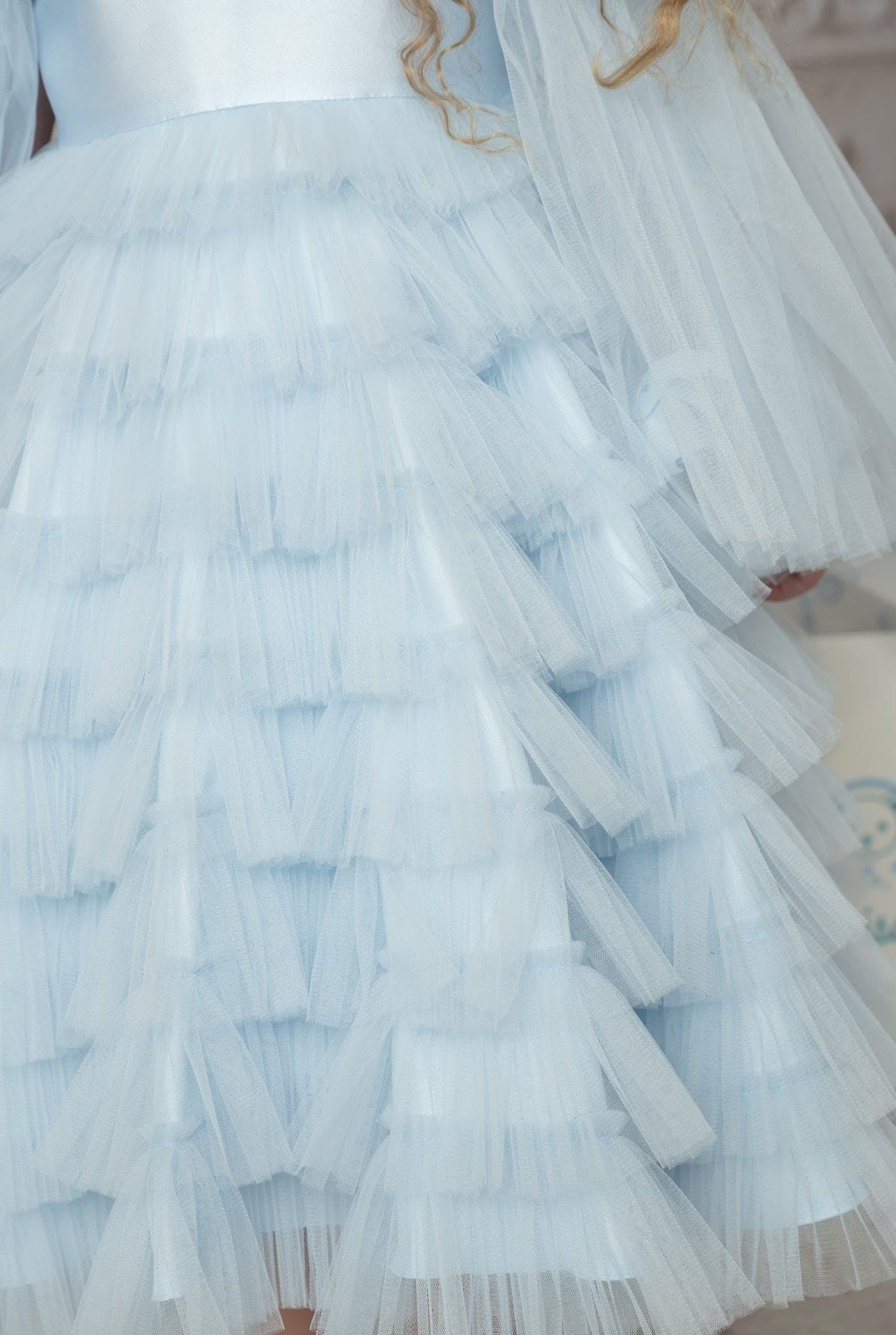 Alaska Baby Blue Tulle Dress - Image 5