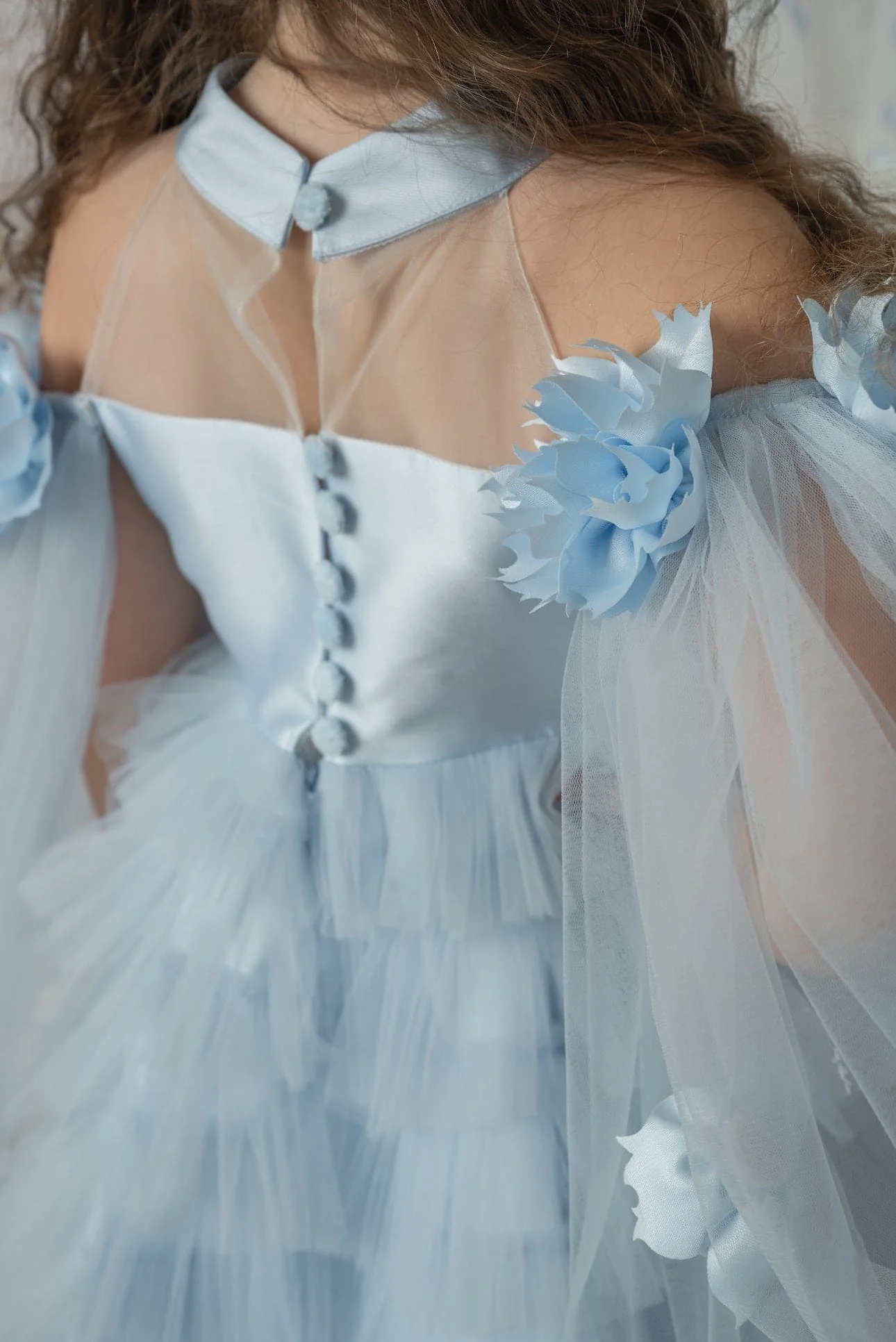 Alaska Baby Blue Tulle Dress - Image 6