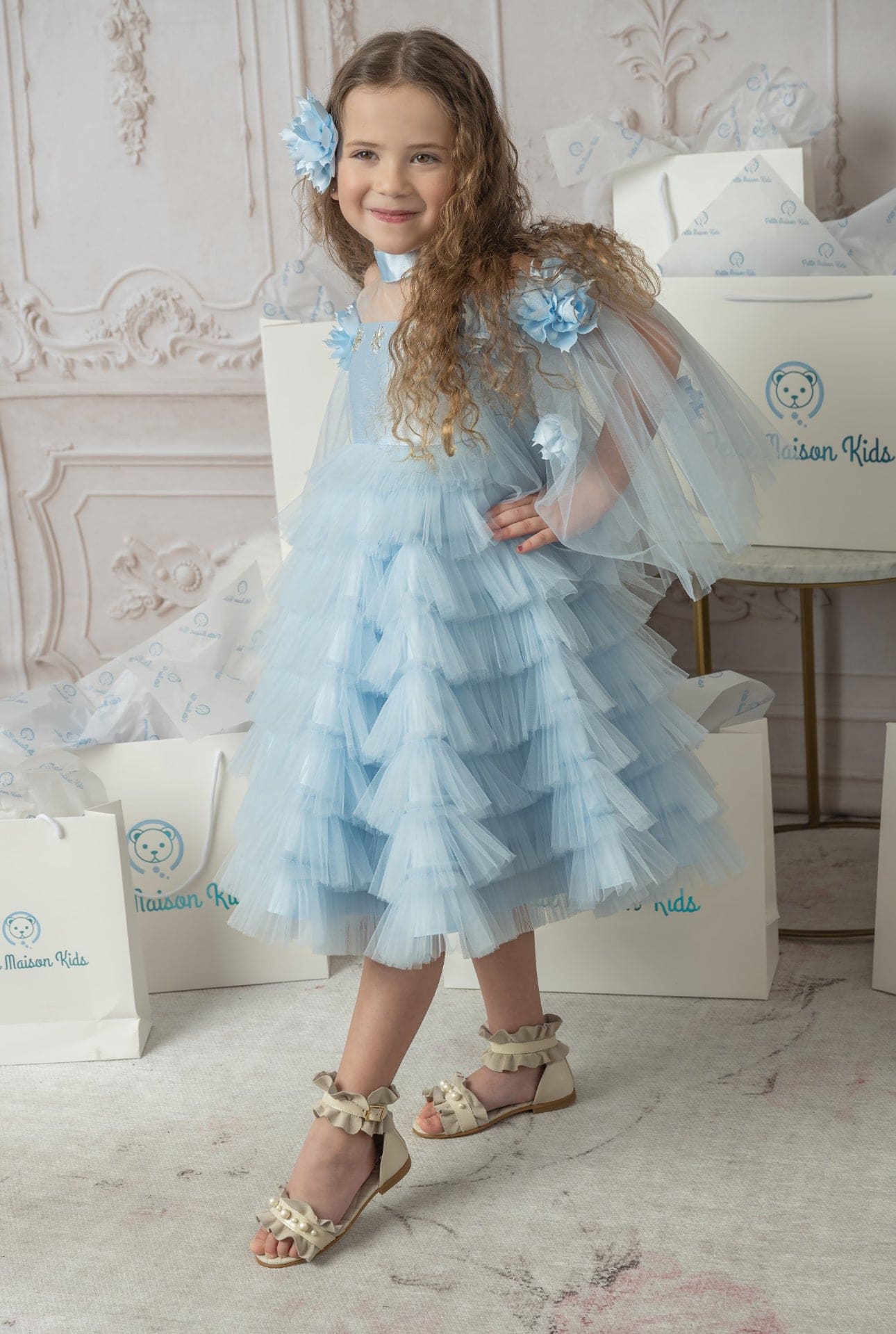Alaska Baby Blue Tulle Dress - Image 9