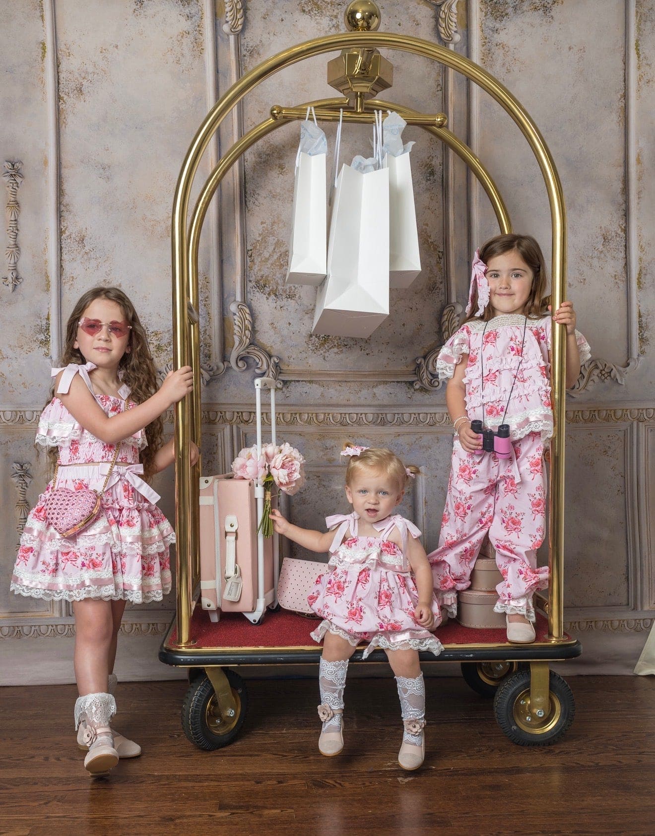 Amelia Pink Flower Print Pants - Image 6