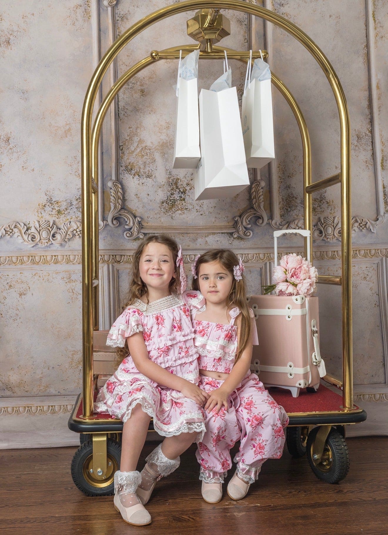 Amelia Pink Flower Print Pants - Image 7