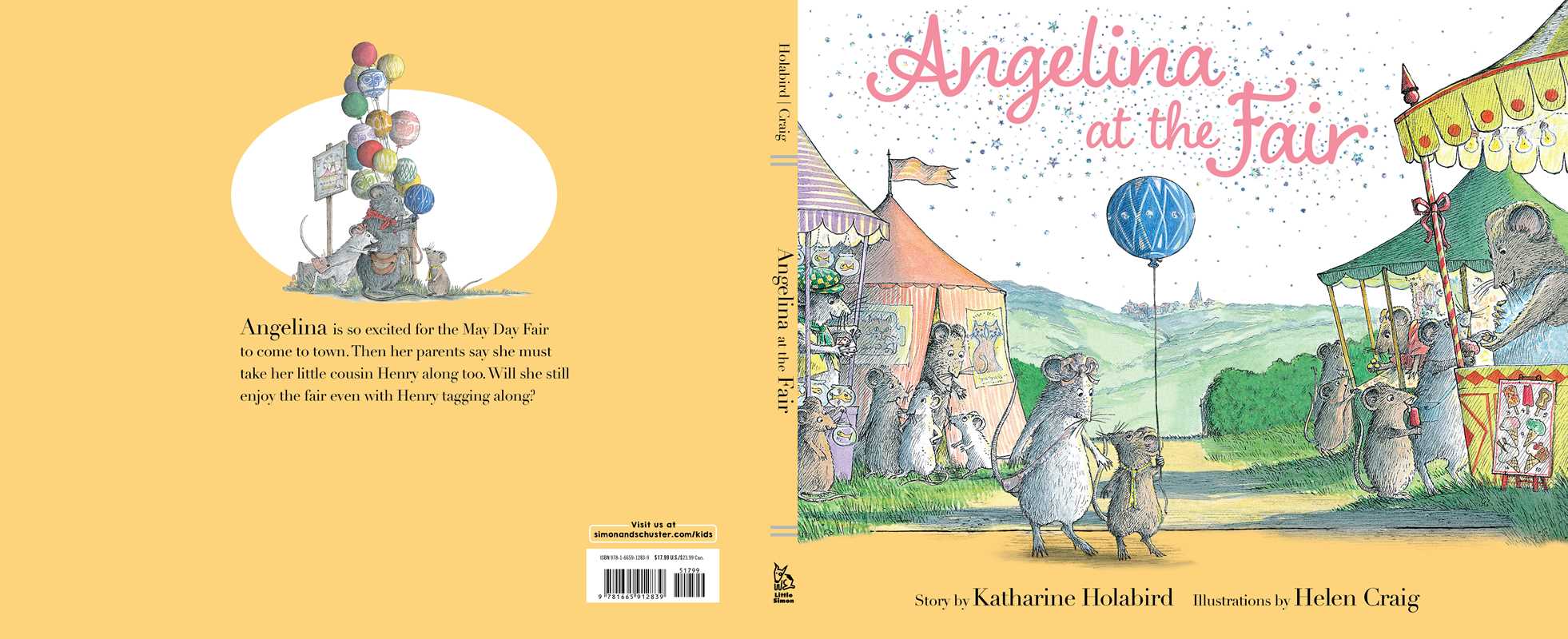 Angelina At The Fair By Katharine Holabird Book - Image 2