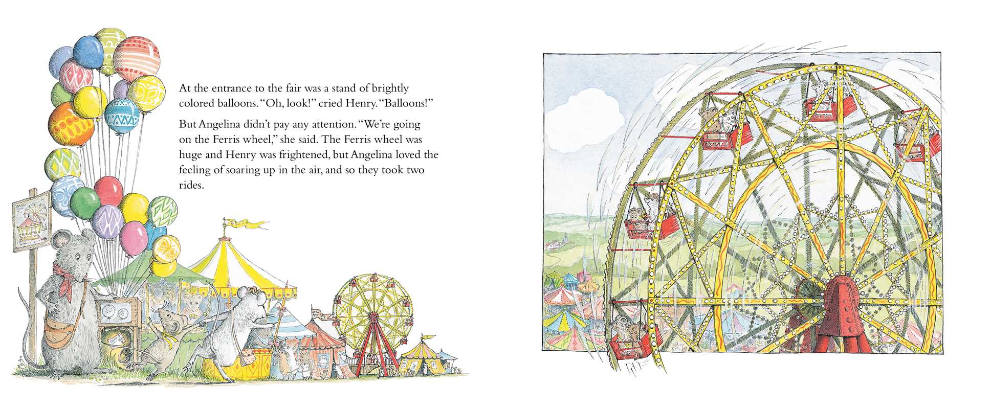 Angelina At The Fair By Katharine Holabird Book - Image 3