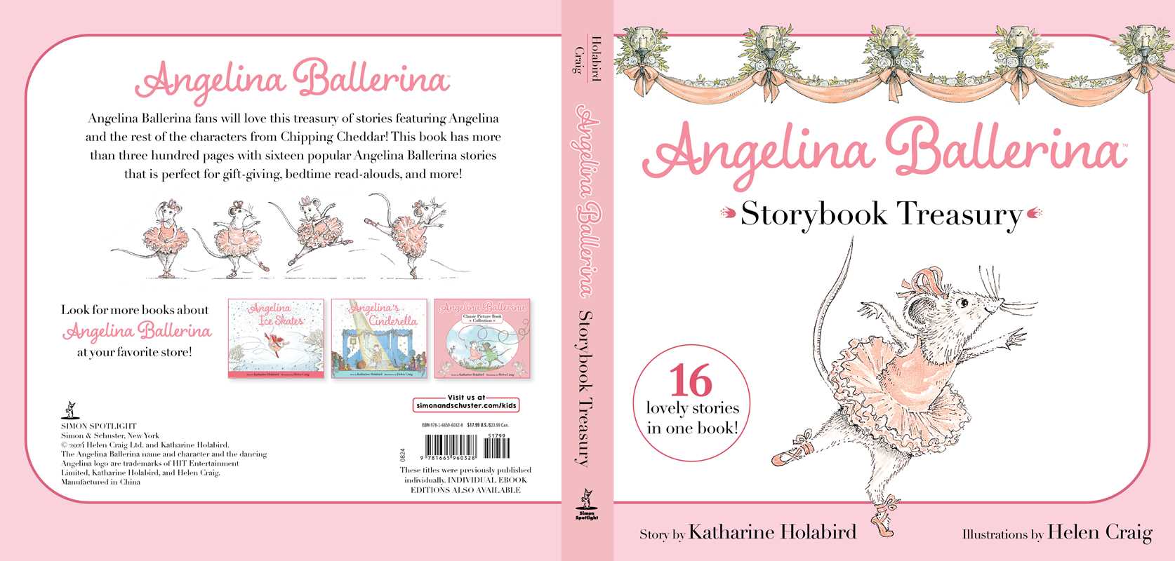 Angelina Ballerina Storybook Treasury Book - Image 2