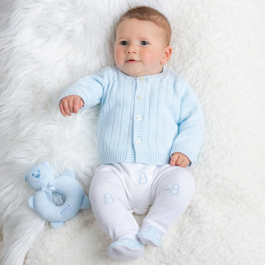 Archer Boys Babygrow and Cardigan - Image 2