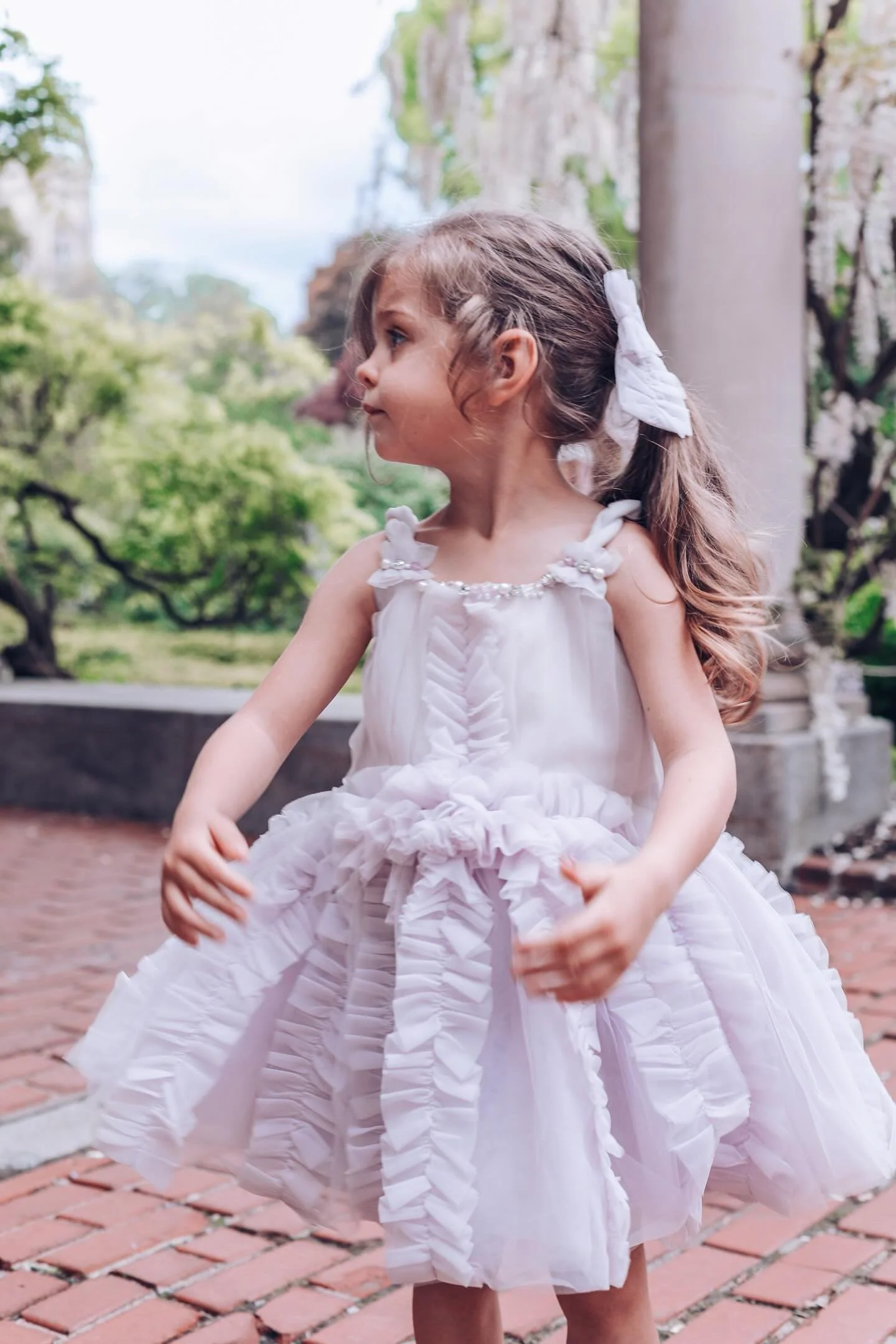 Ariel Lavender Tulle Dress - Image 3