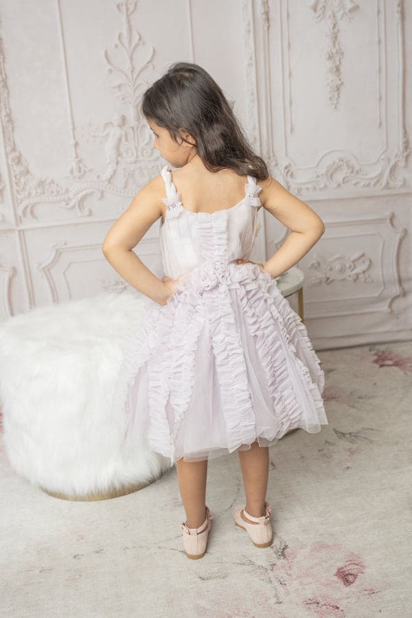 Ariel Lavender Tulle Dress - Image 4