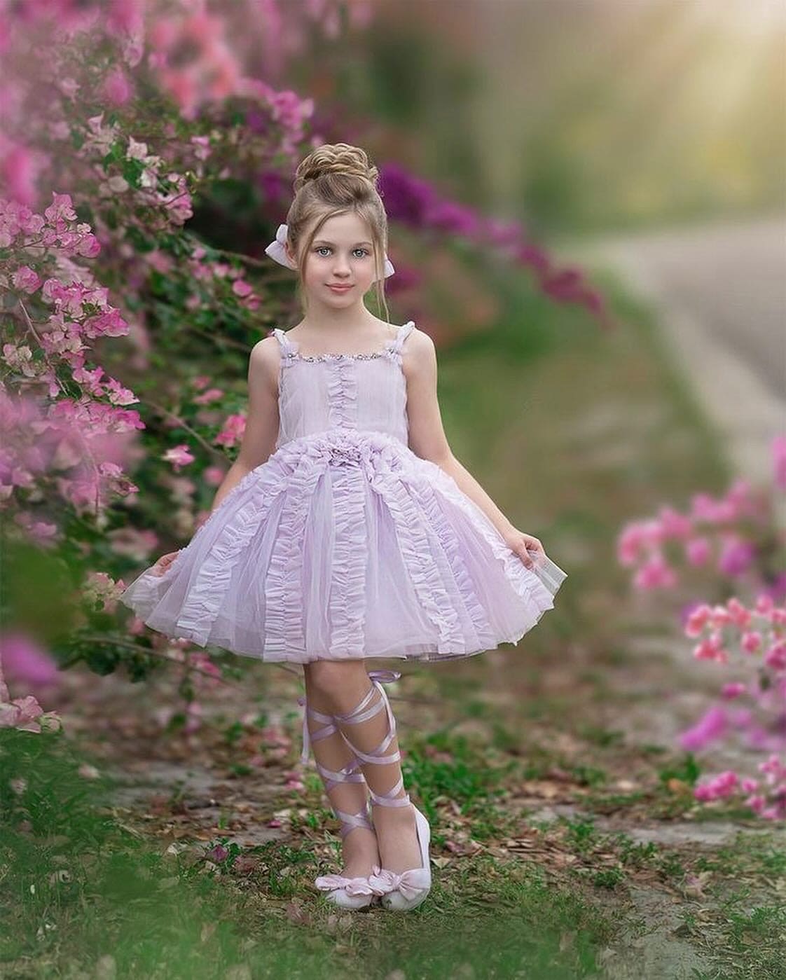 Ariel Lavender Tulle Dress - Image 7