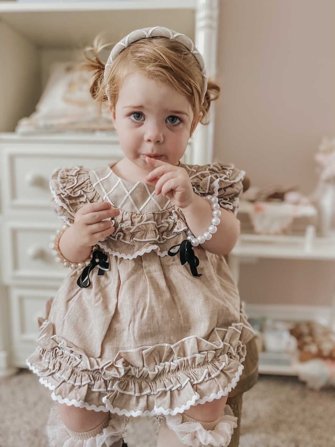 Ashlyn Tan Linen Top and Shorts Set - Image 6