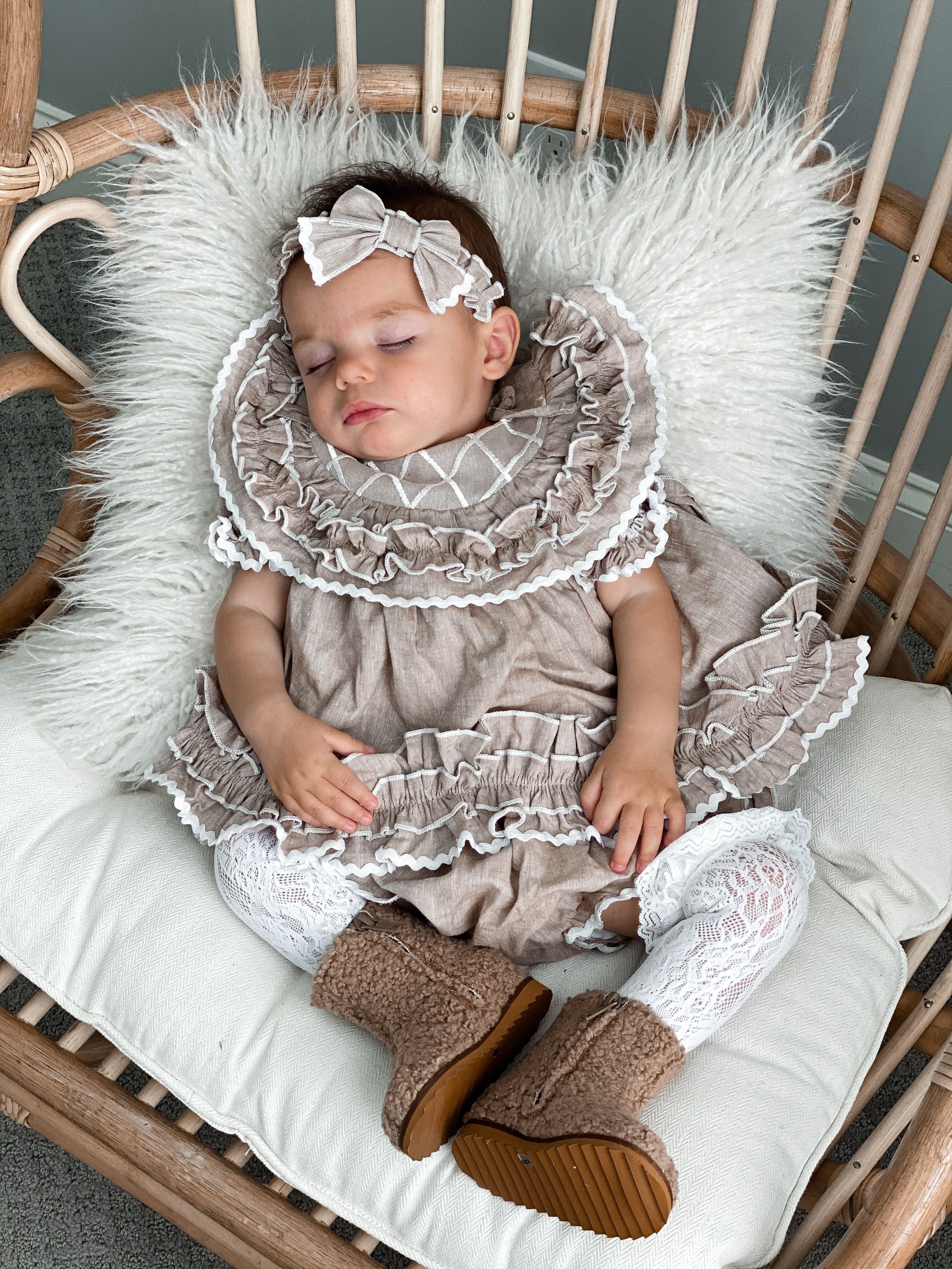 Ashlyn Tan Linen Top and Shorts Set - Image 8