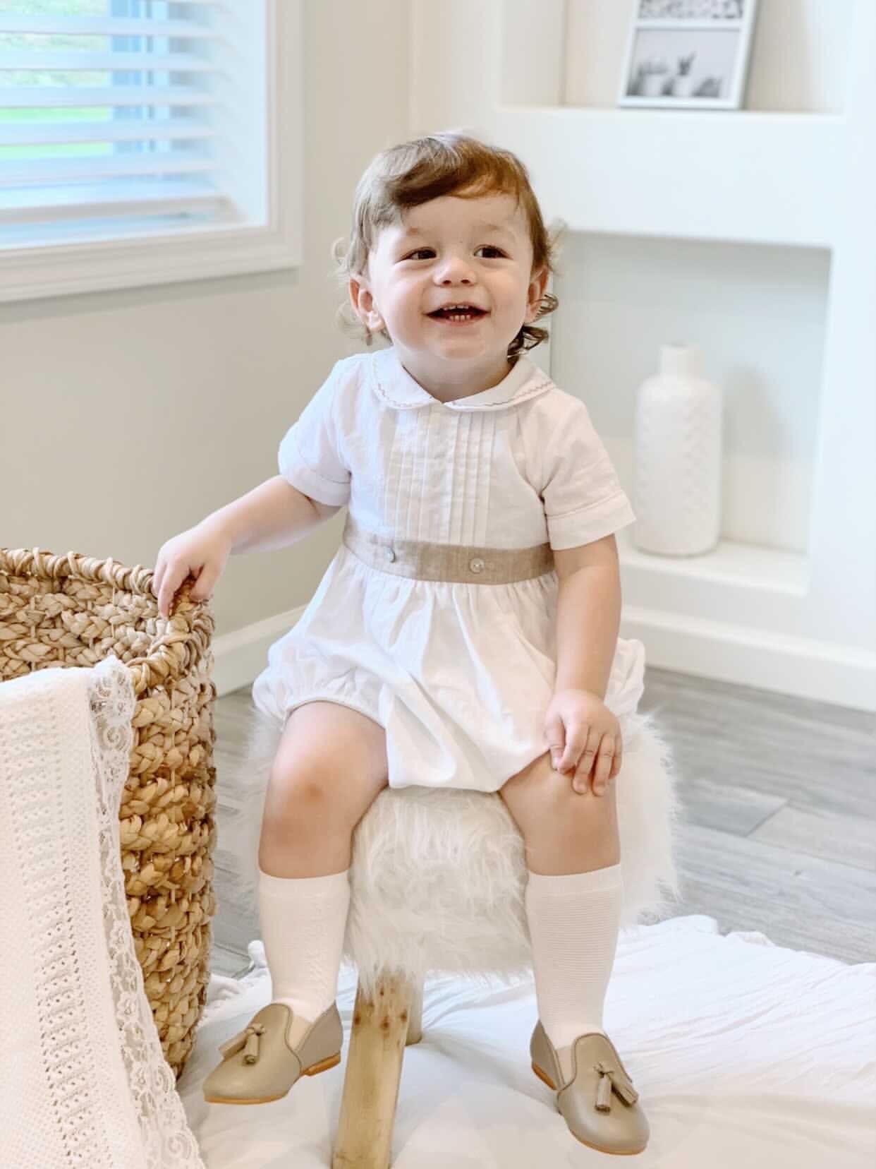 Ashton White Linen Romper - Image 10
