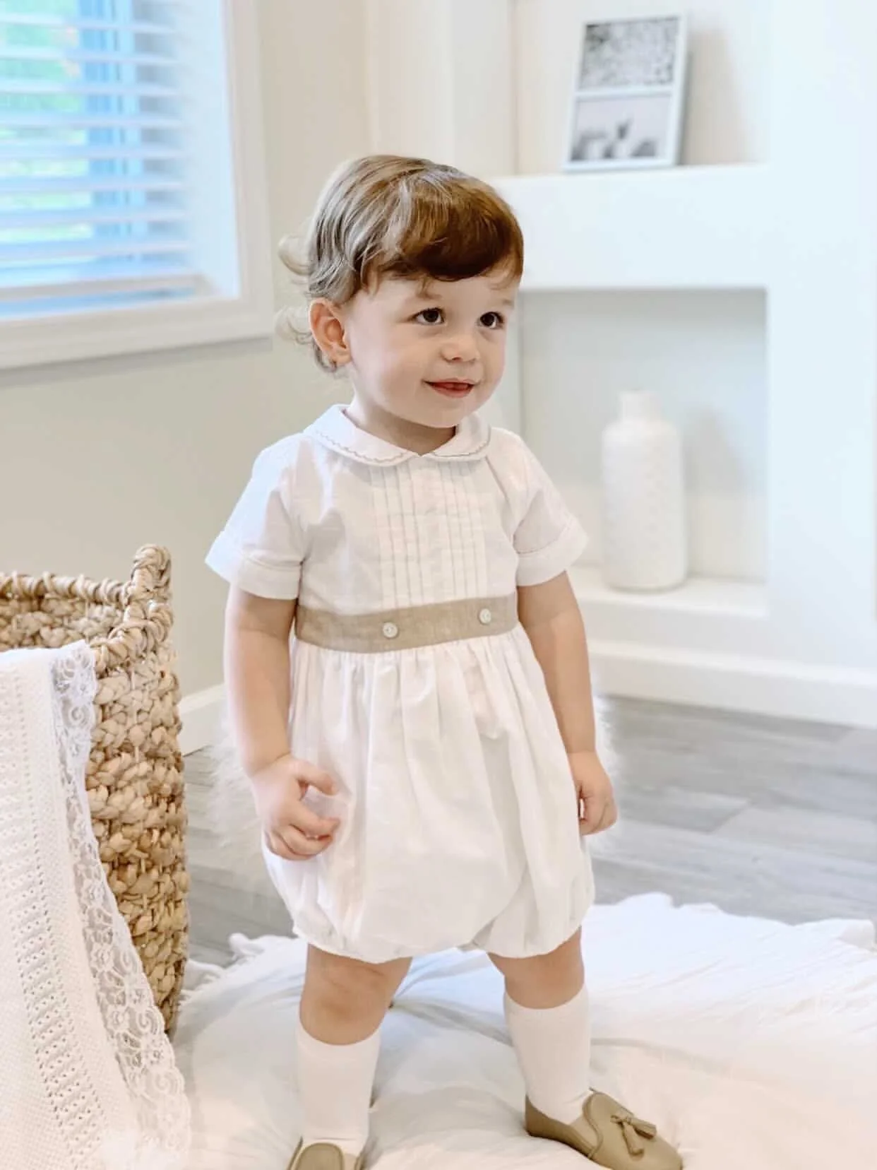 Ashton White Linen Romper - Image 11