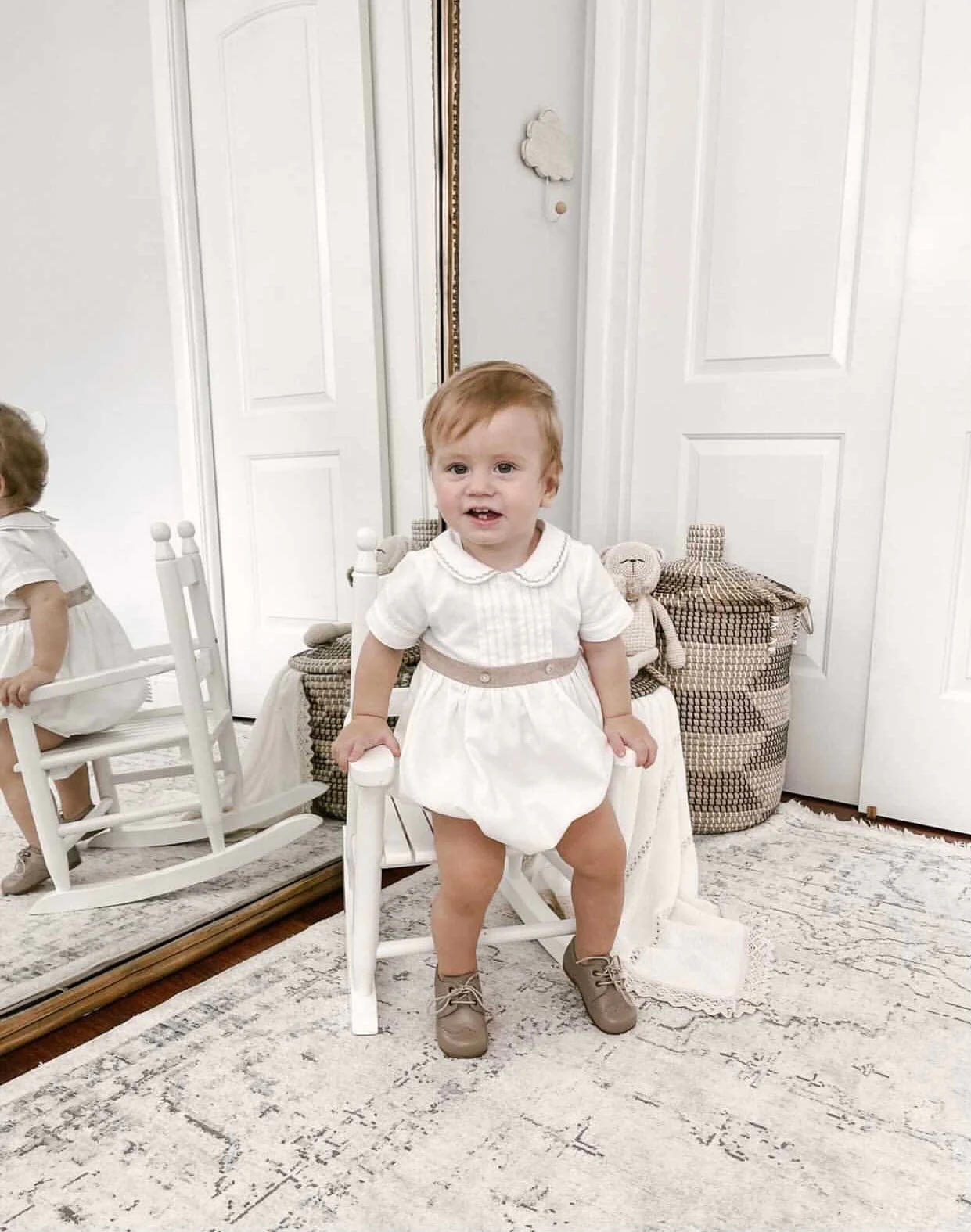 Ashton White Linen Romper - Image 4