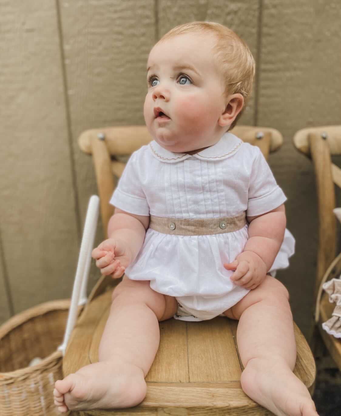 Ashton White Linen Romper - Image 5