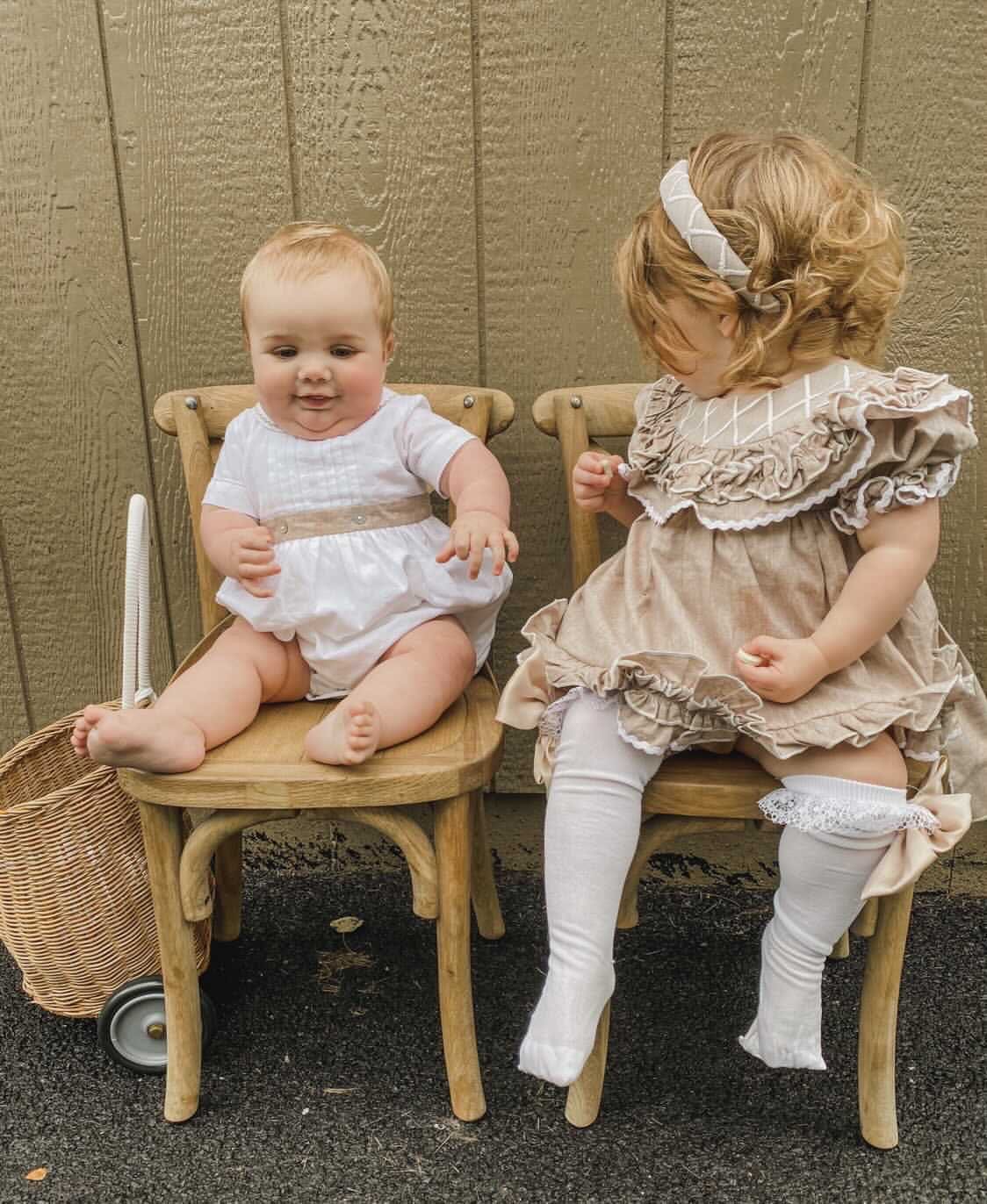 Ashton White Linen Romper - Image 7