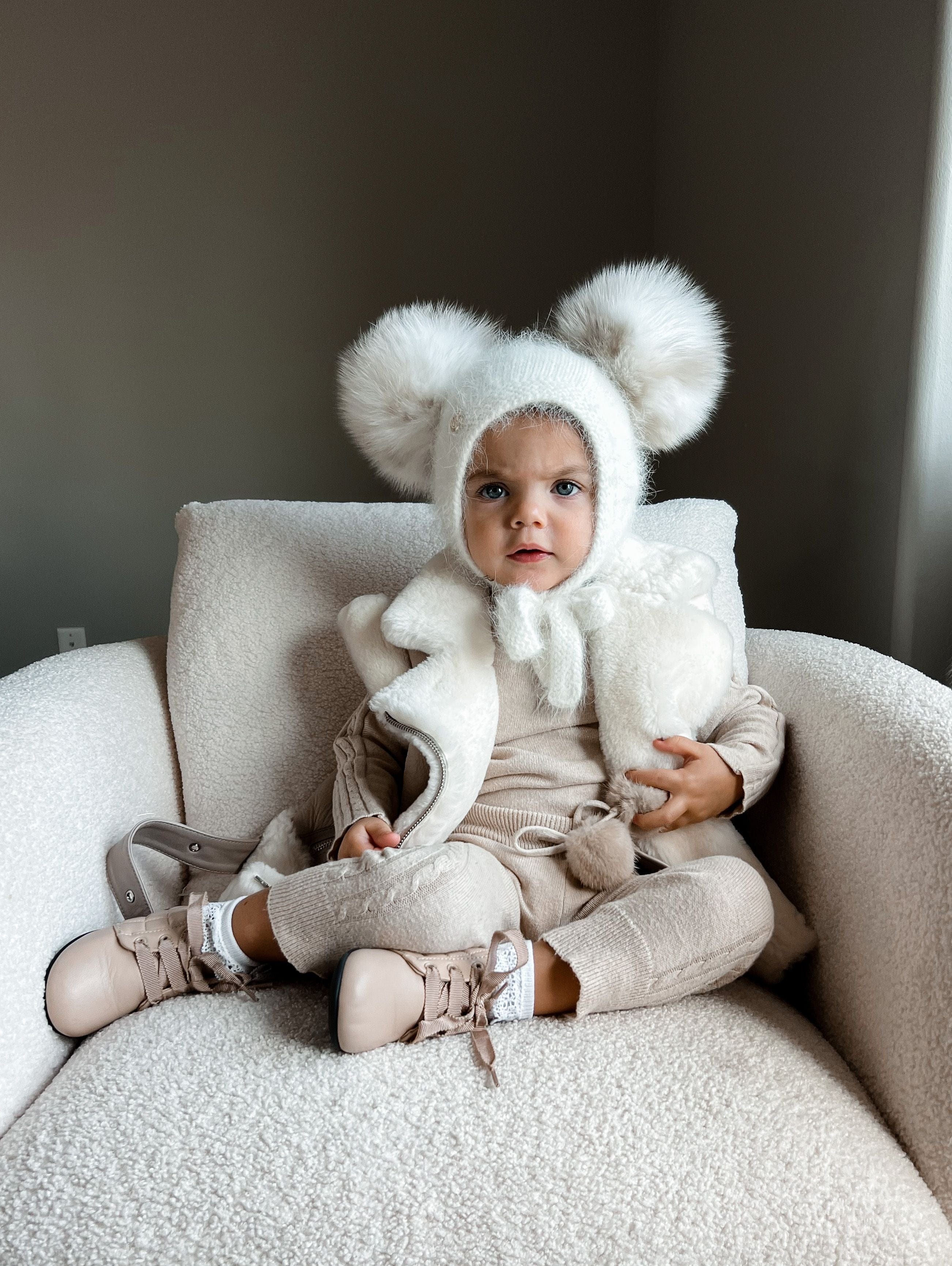 Beige Sheepskin Leather Jacket - Image 19