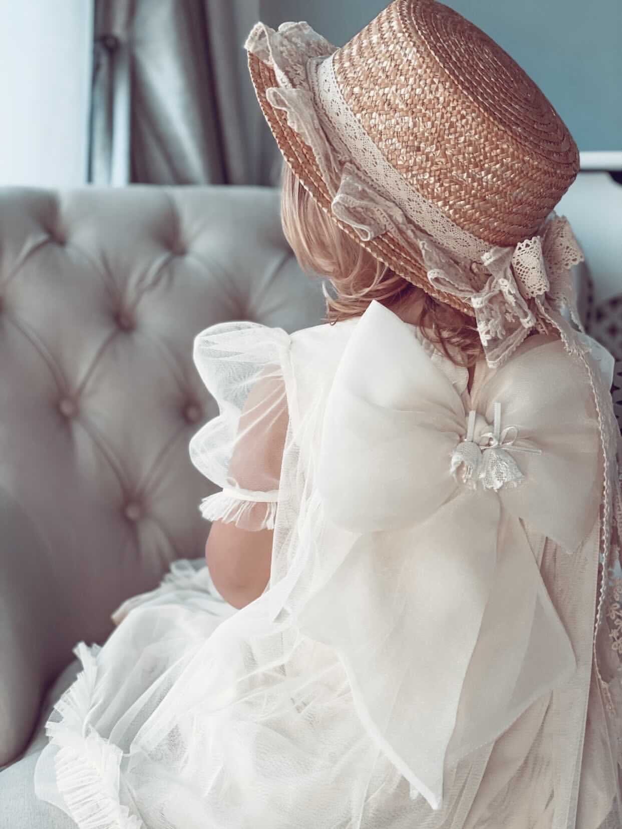 Bella Buttermilk Tulle Dress - Image 11