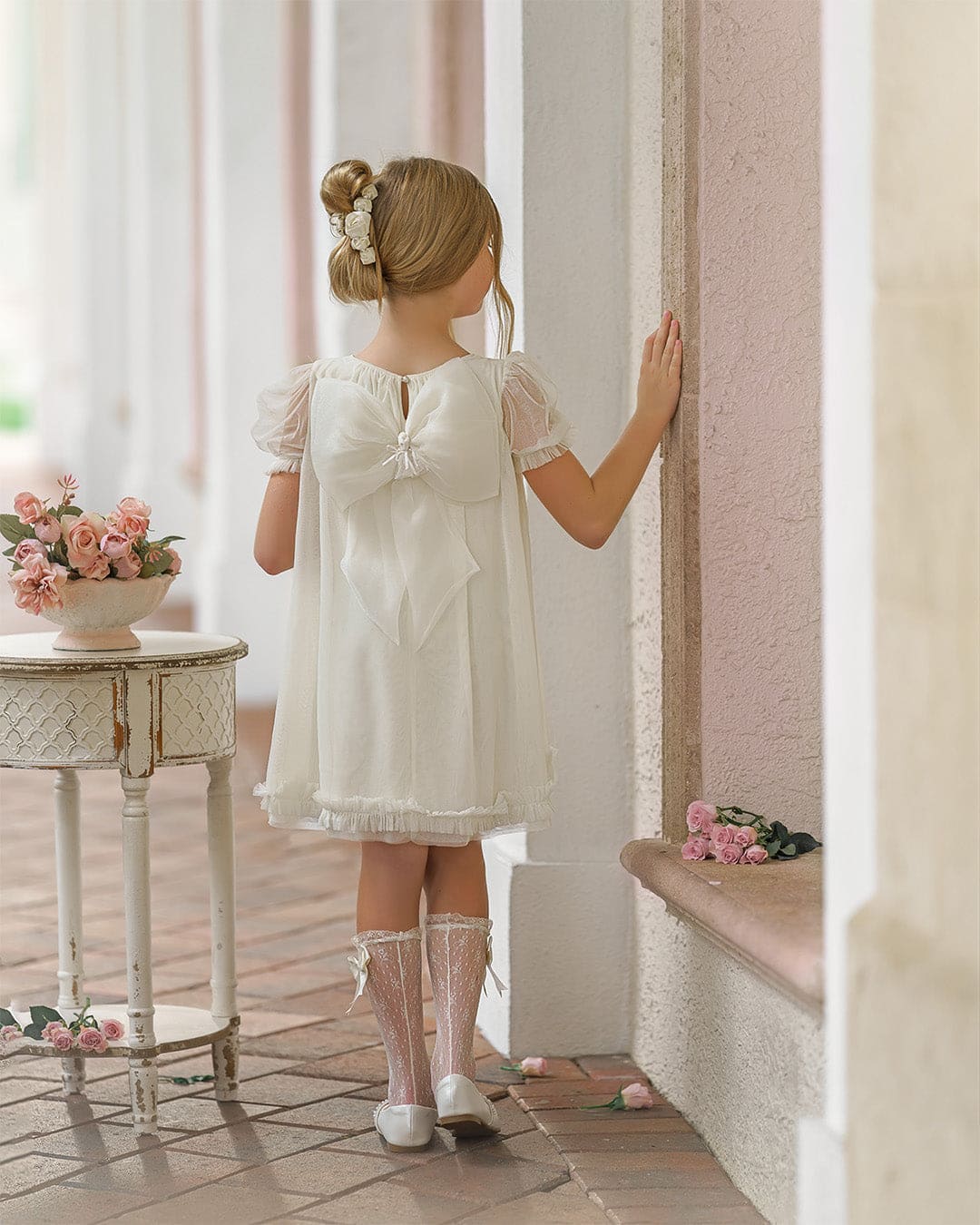 Bella Buttermilk Tulle Dress - Image 4