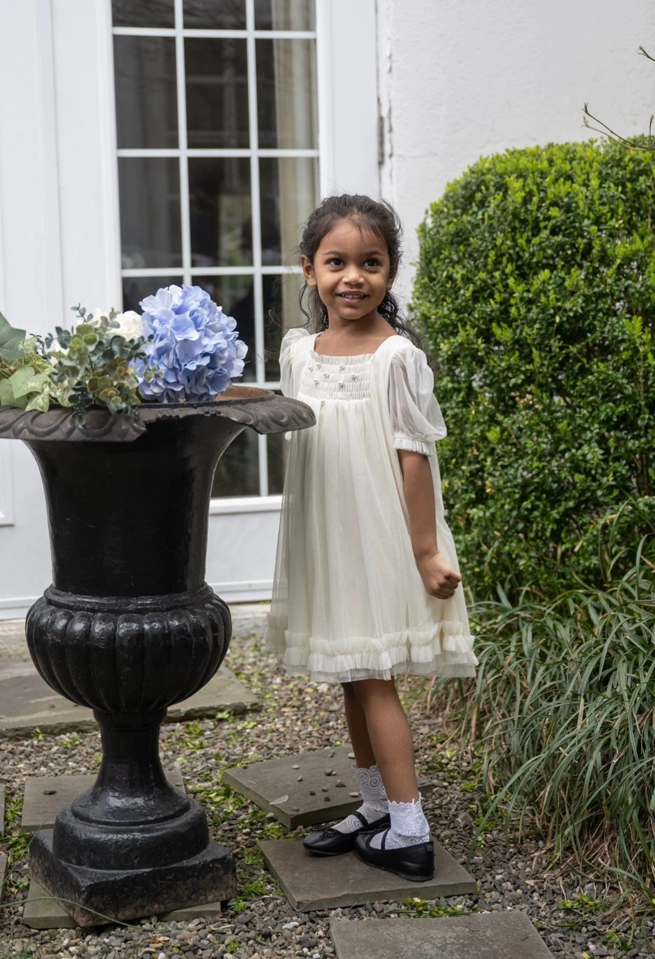 Bella Buttermilk Tulle Dress - Image 6
