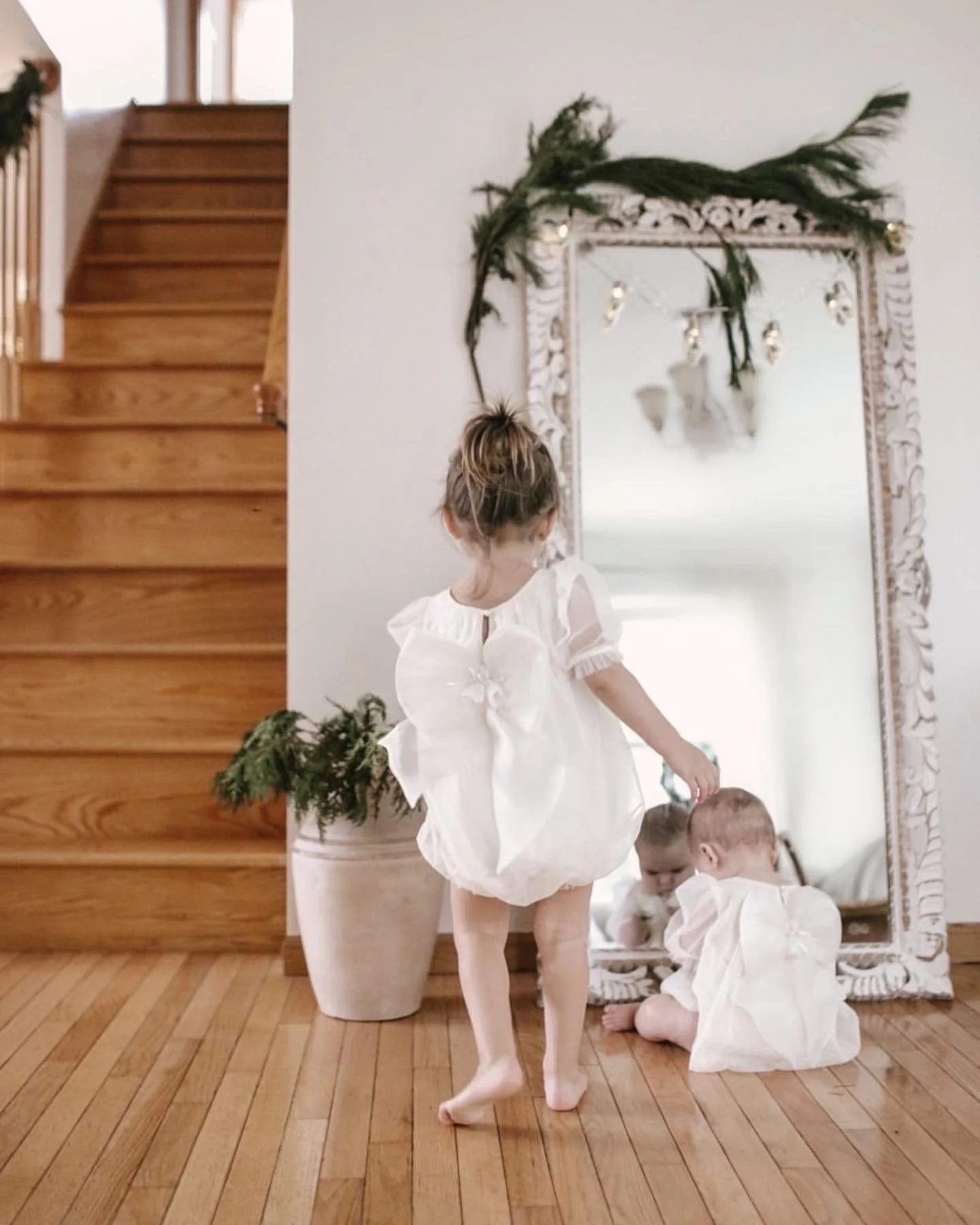 Bella Buttermilk Tulle Romper - Image 13