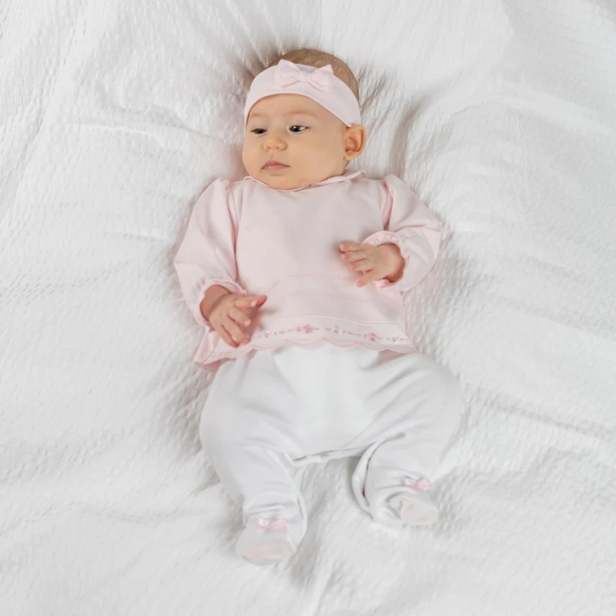 Betty Baby Girls Babygrow & Hairband Set - Image 5