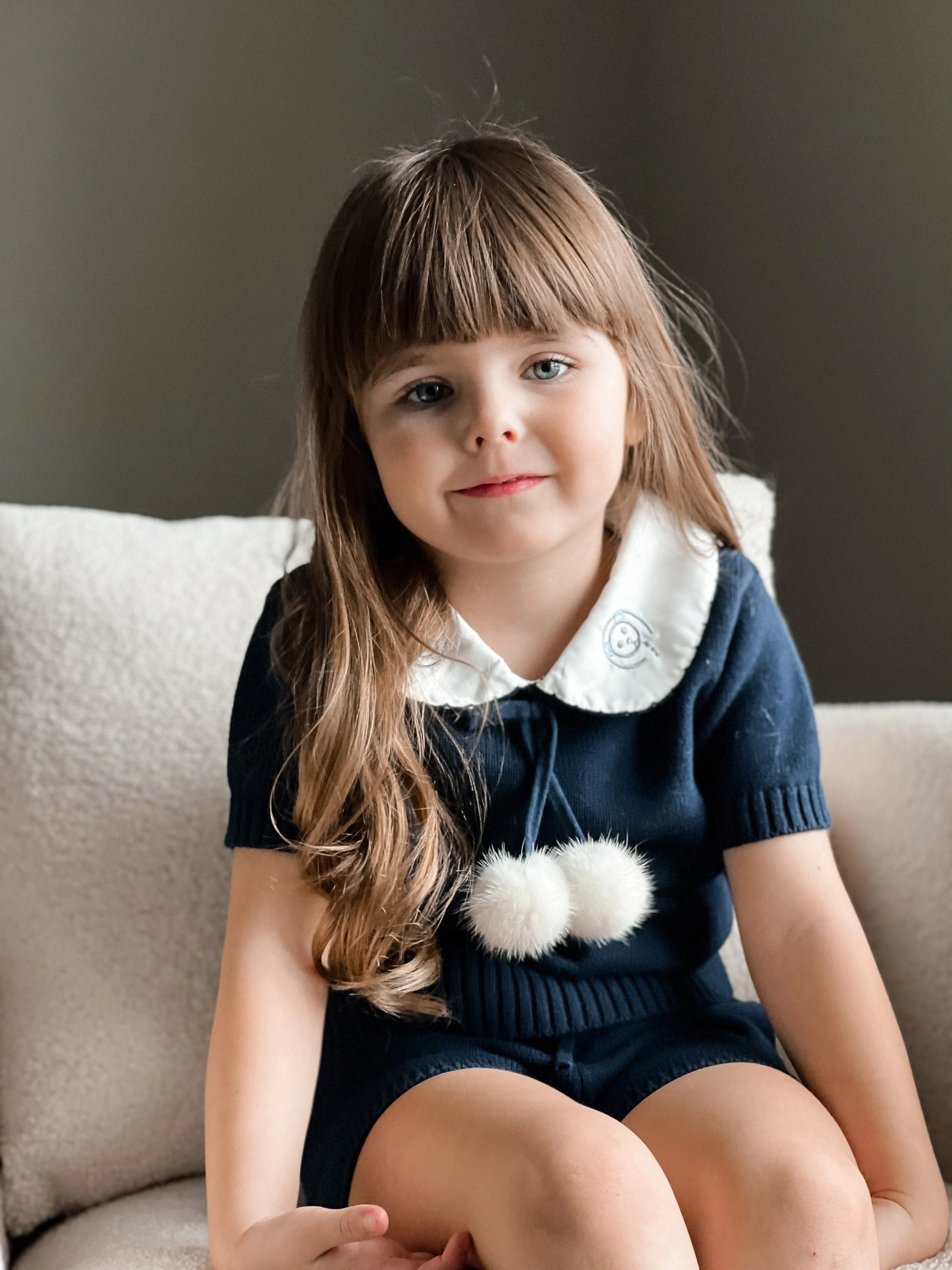 Billie Navy Knit Top and Shorts Set - Image 12