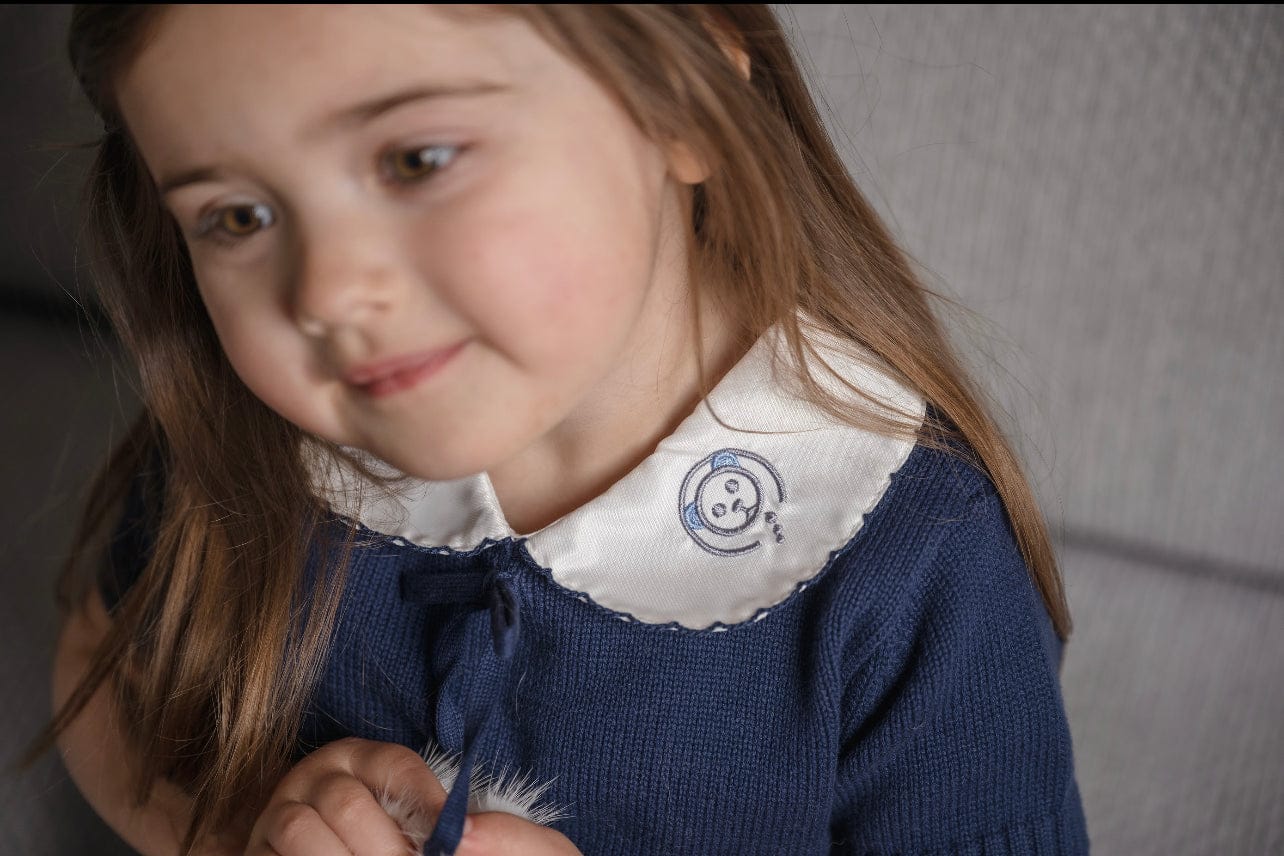 Billie Navy Knit Top and Shorts Set - Image 3