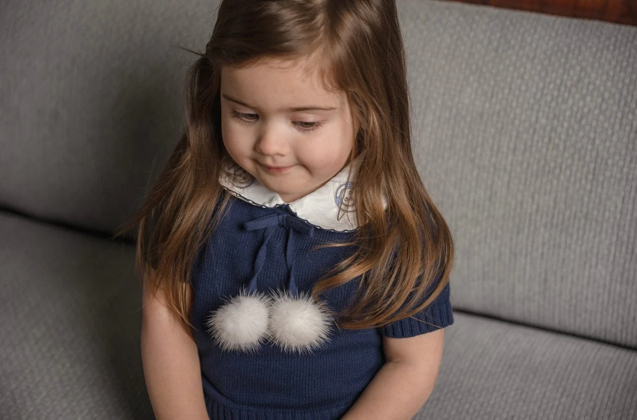 Billie Navy Knit Top and Shorts Set - Image 7