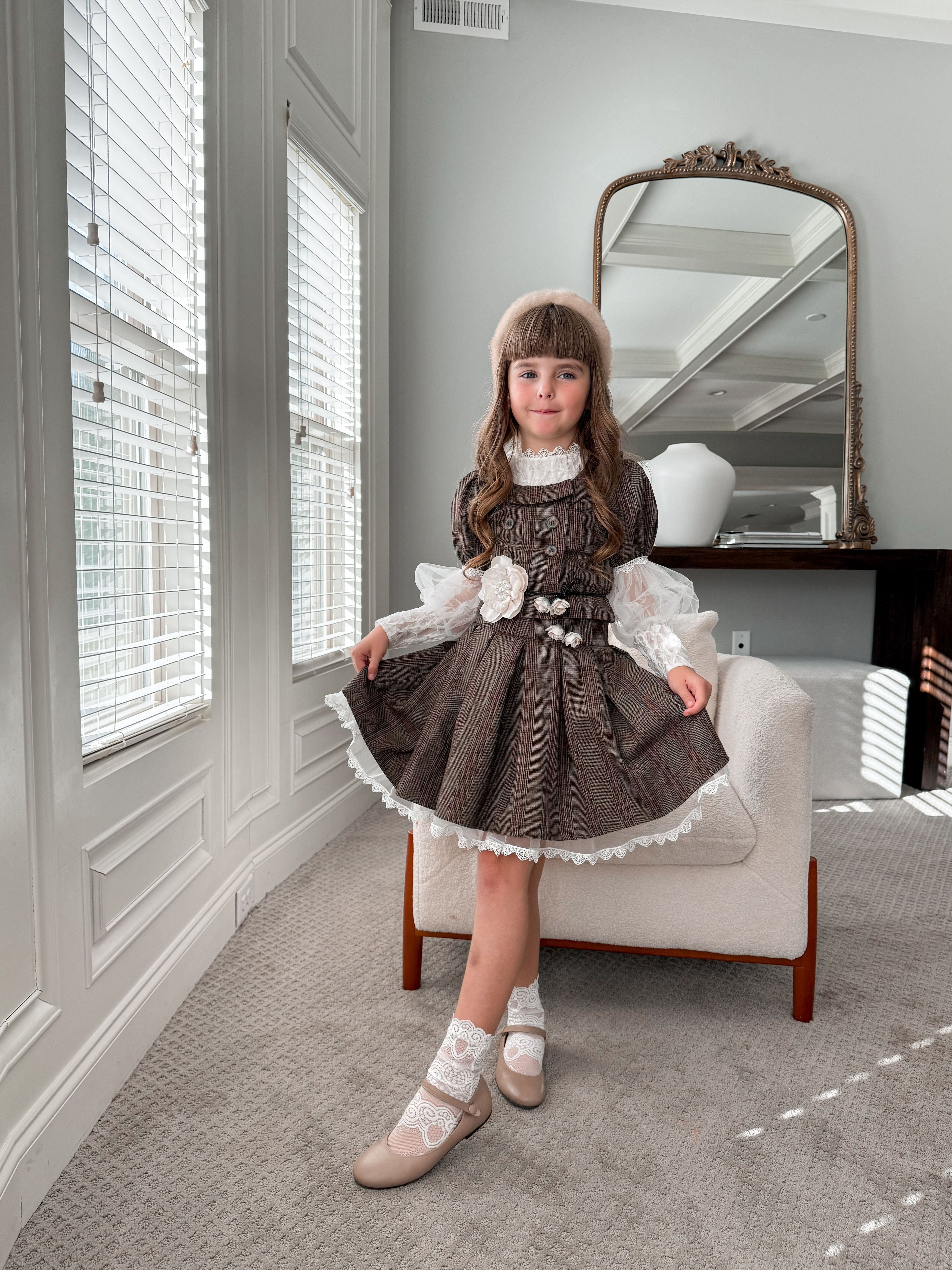 Blair Estate Tweed Top and Skirt Set - Image 23