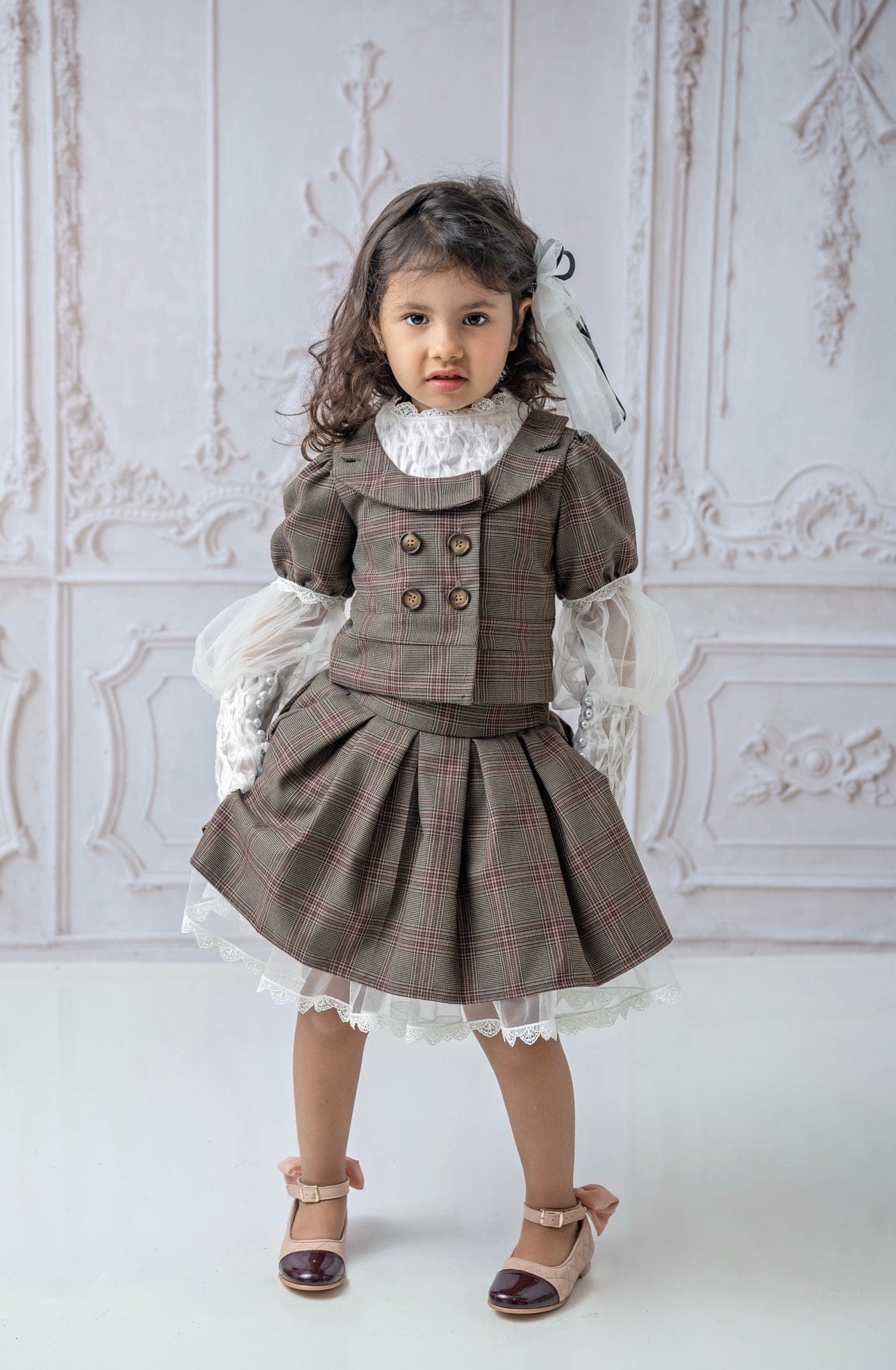 Blair Estate Tweed Top and Skirt Set - Image 5
