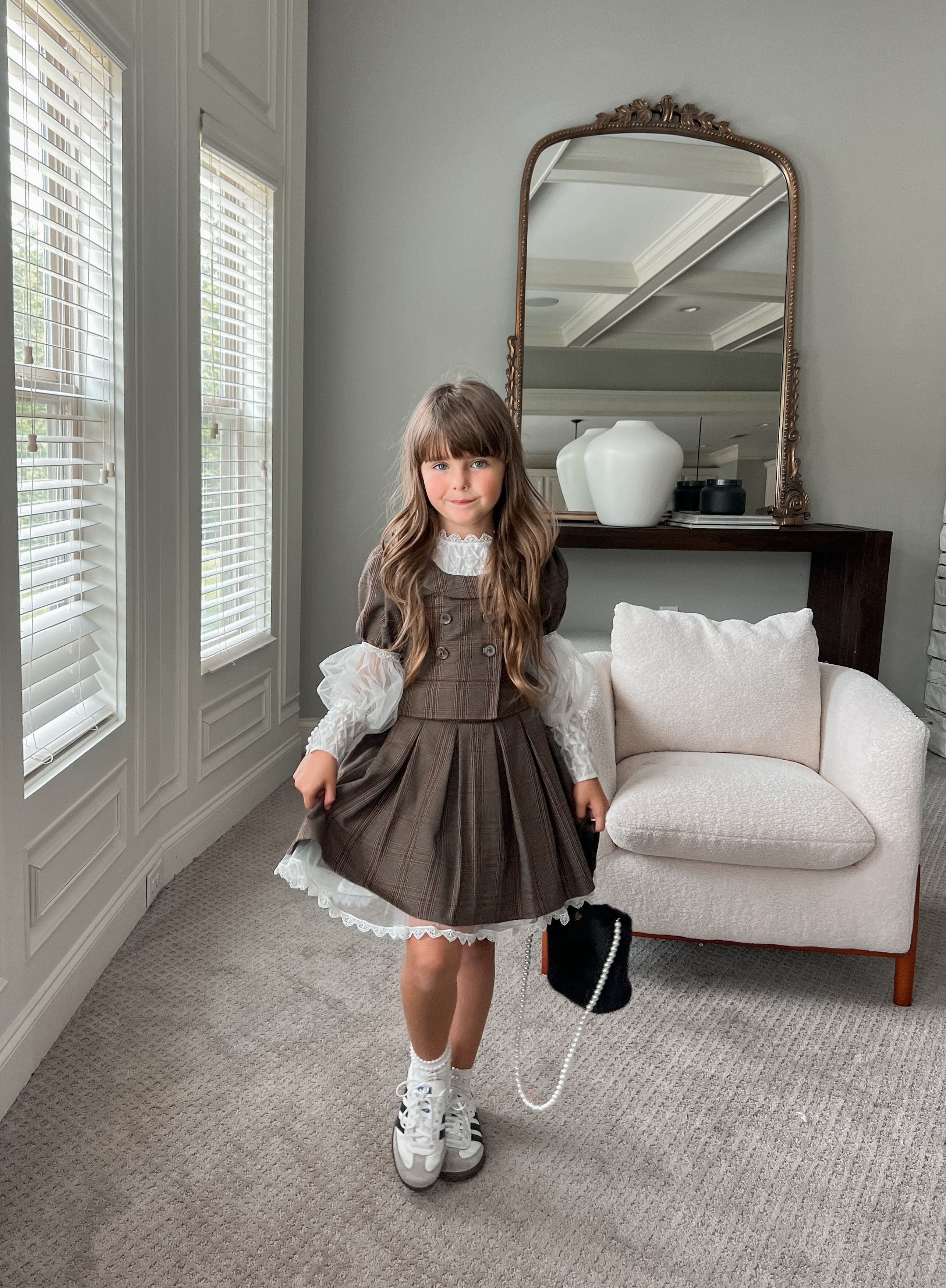 Blair Estate Tweed Top and Skirt Set - Image 8