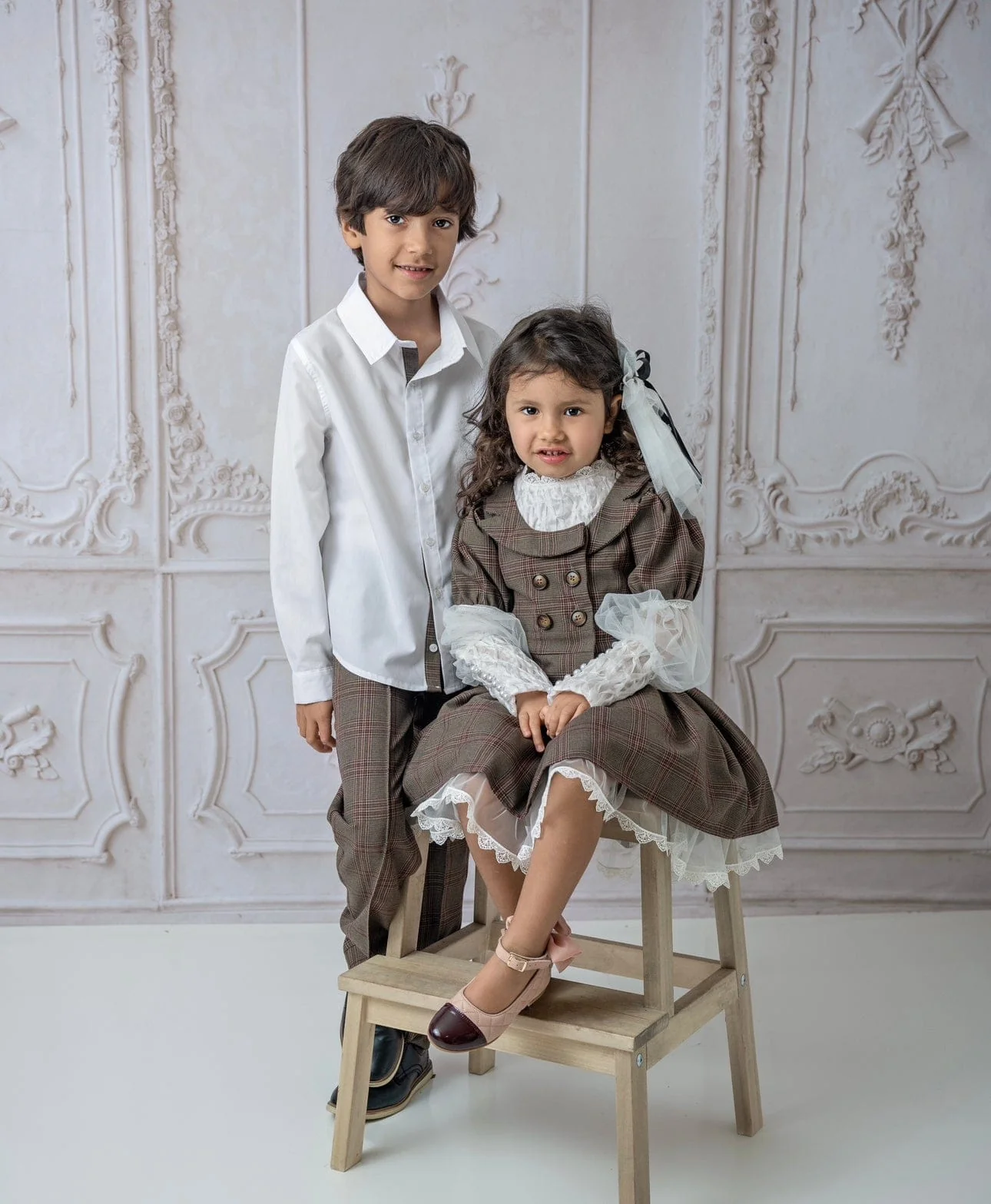 Blair Estate Tweed Top and Skirt Set - Image 9