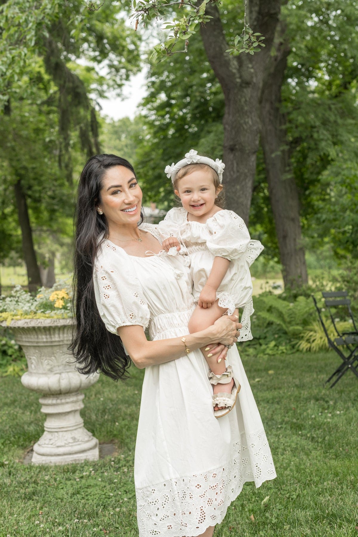 Blanca White Cotton Mom Dress - Image 5