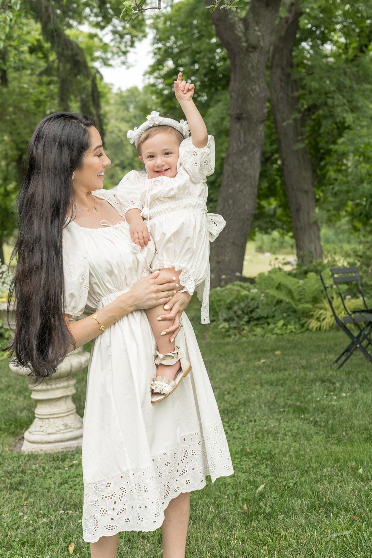 Blanca White Cotton Mom Dress - Image 7