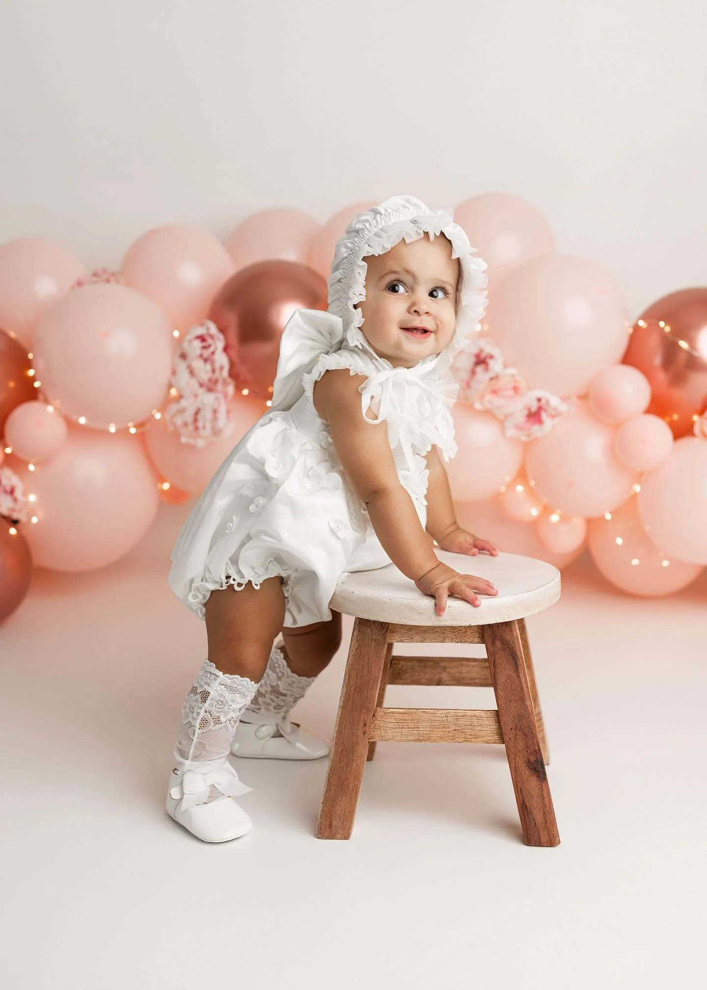 Butterfly White Satin Ceremony Romper - Image 3