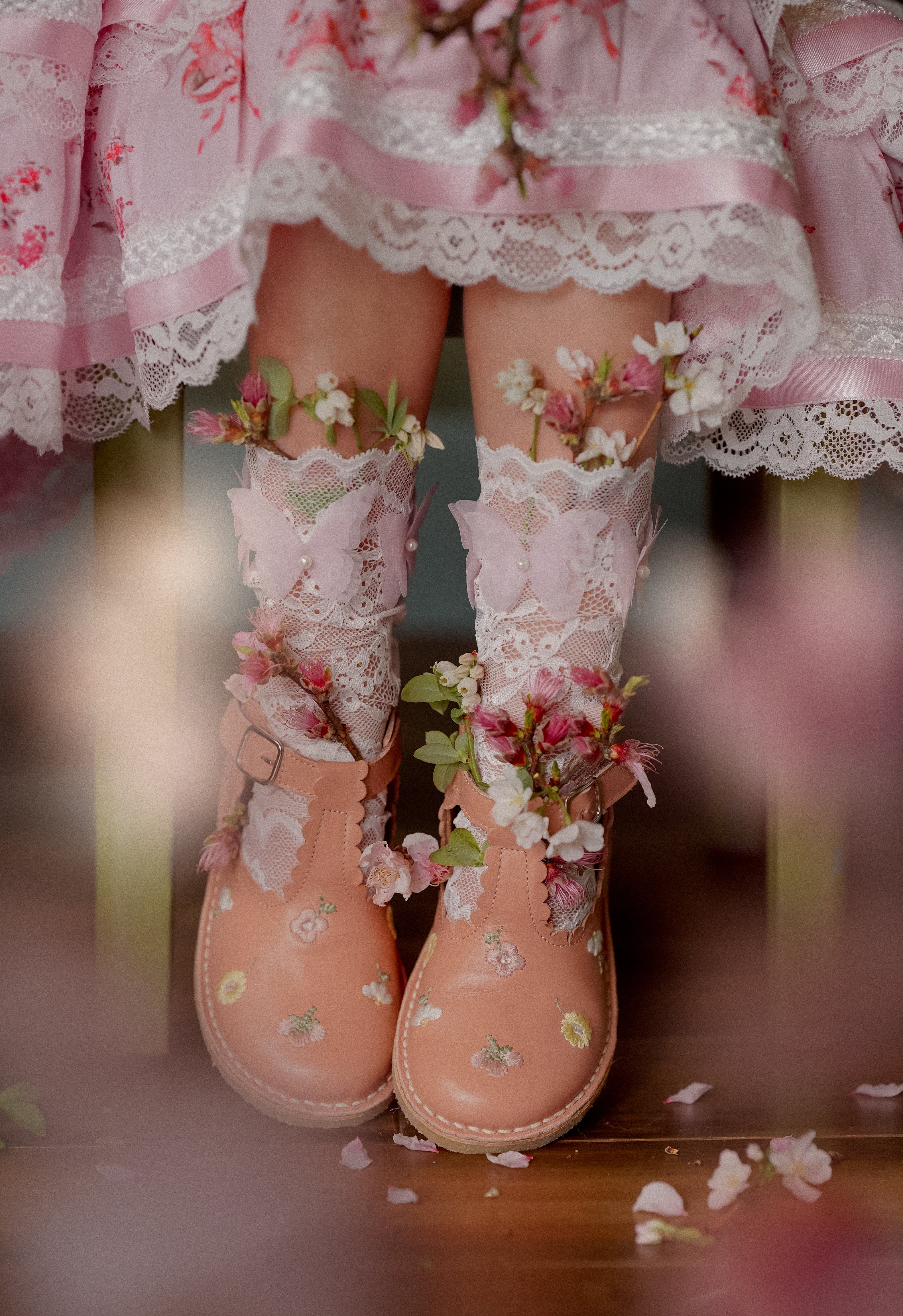 Butterfly Lace Socks - Image 2