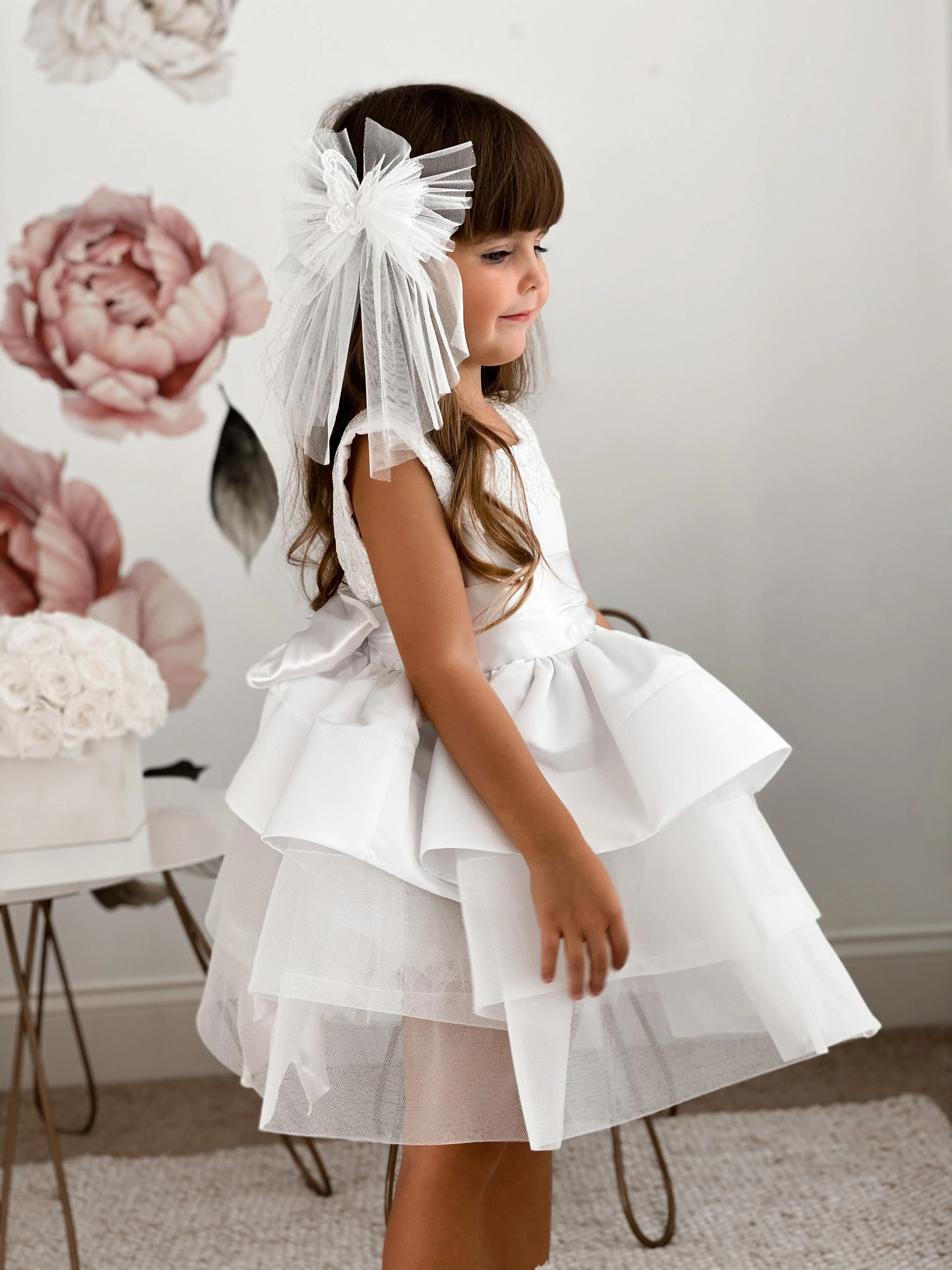Butterfly Tulle Hair Bow - Image 5