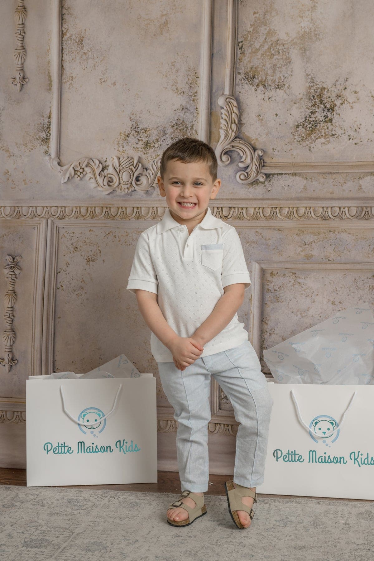 Charlotte Baby Blue Boys' Pants - Image 3