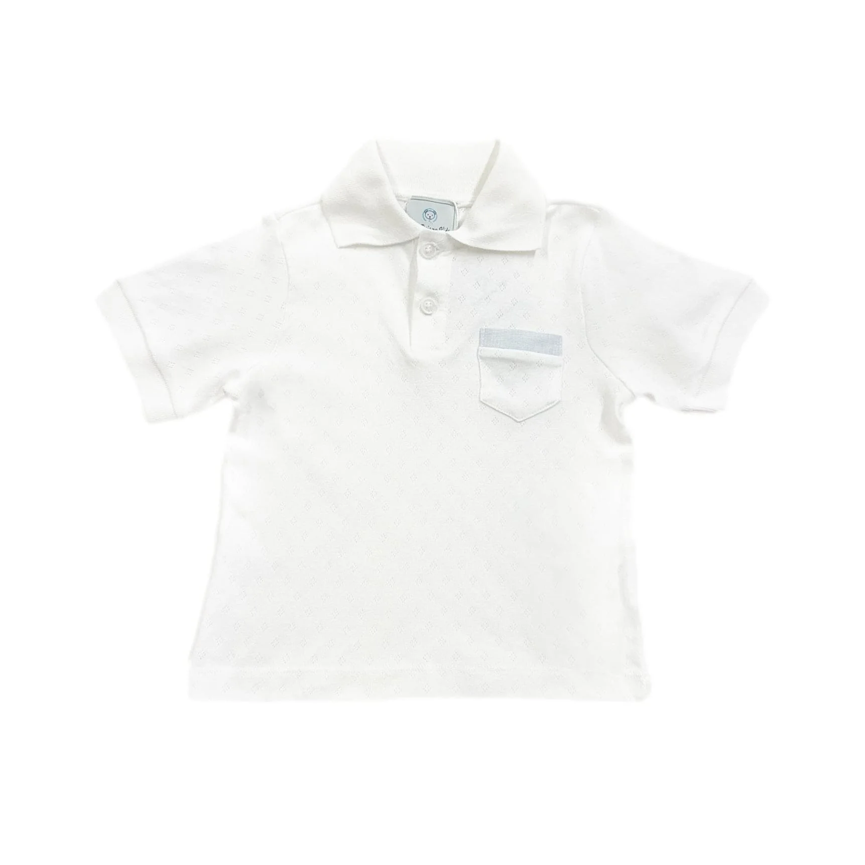 Charlotte White Boys' Polo Shirt
